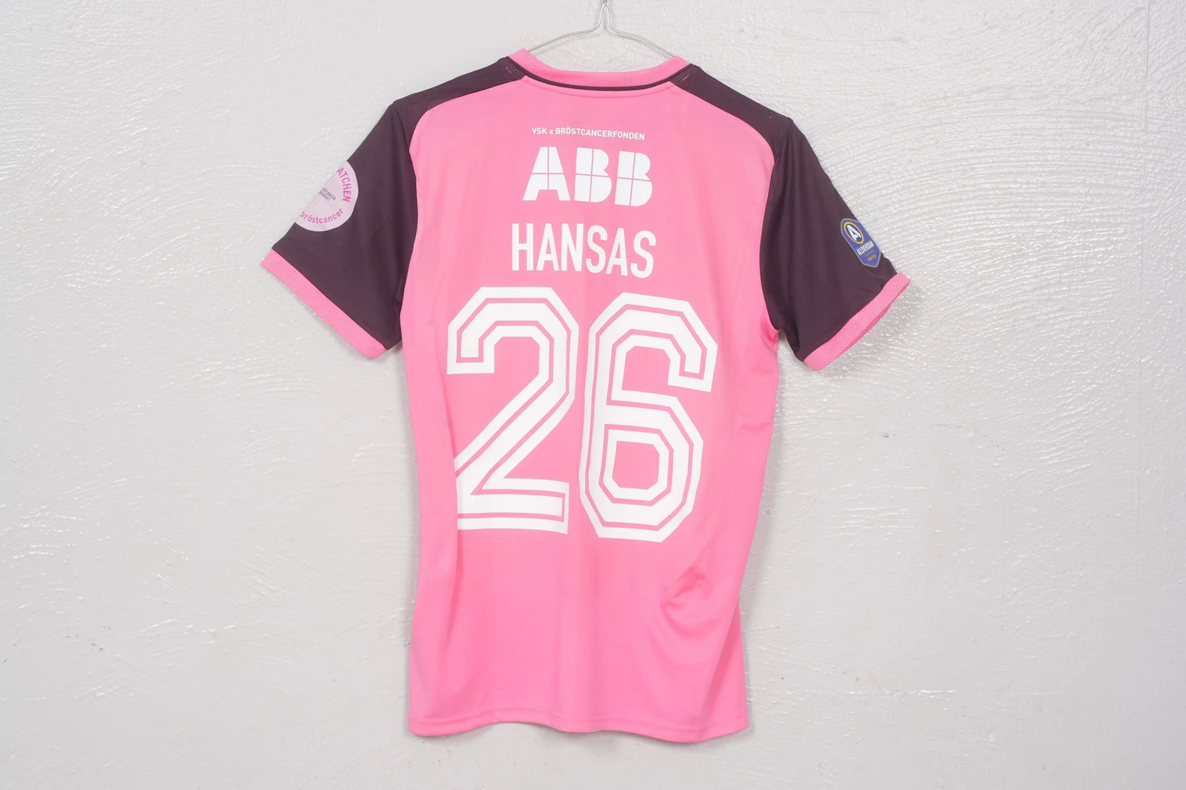 LEVI HANSAS, matchtröja, (S), "Rosa matchen", VSK Fotboll, 2026