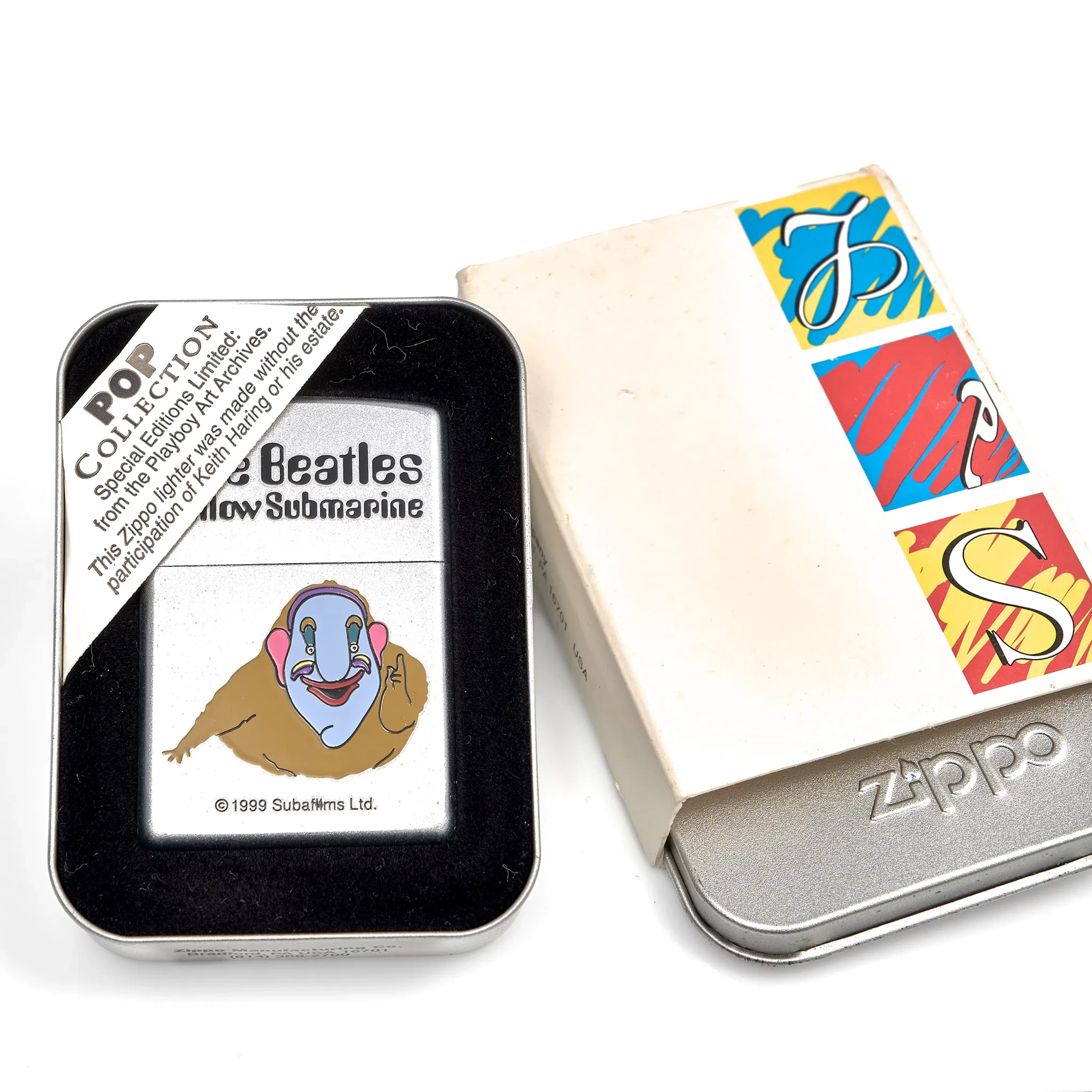 TÄNDARE ZIPPO. The Beatles. Yellow Submarine. TV Man. Jeremy Hillary