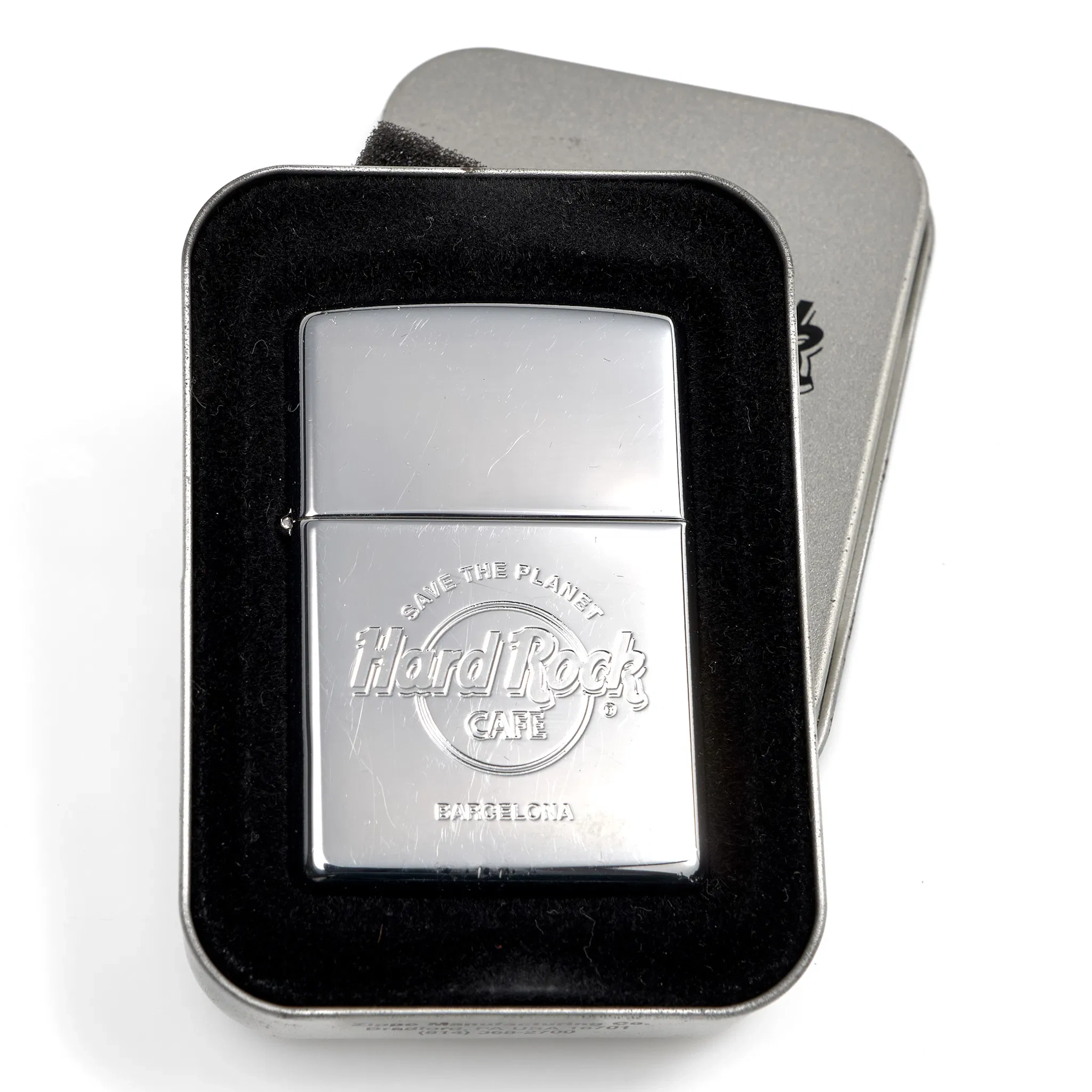 TÄNDARE ZIPPO. Hard Rock Café, Barcelona. 2001.
