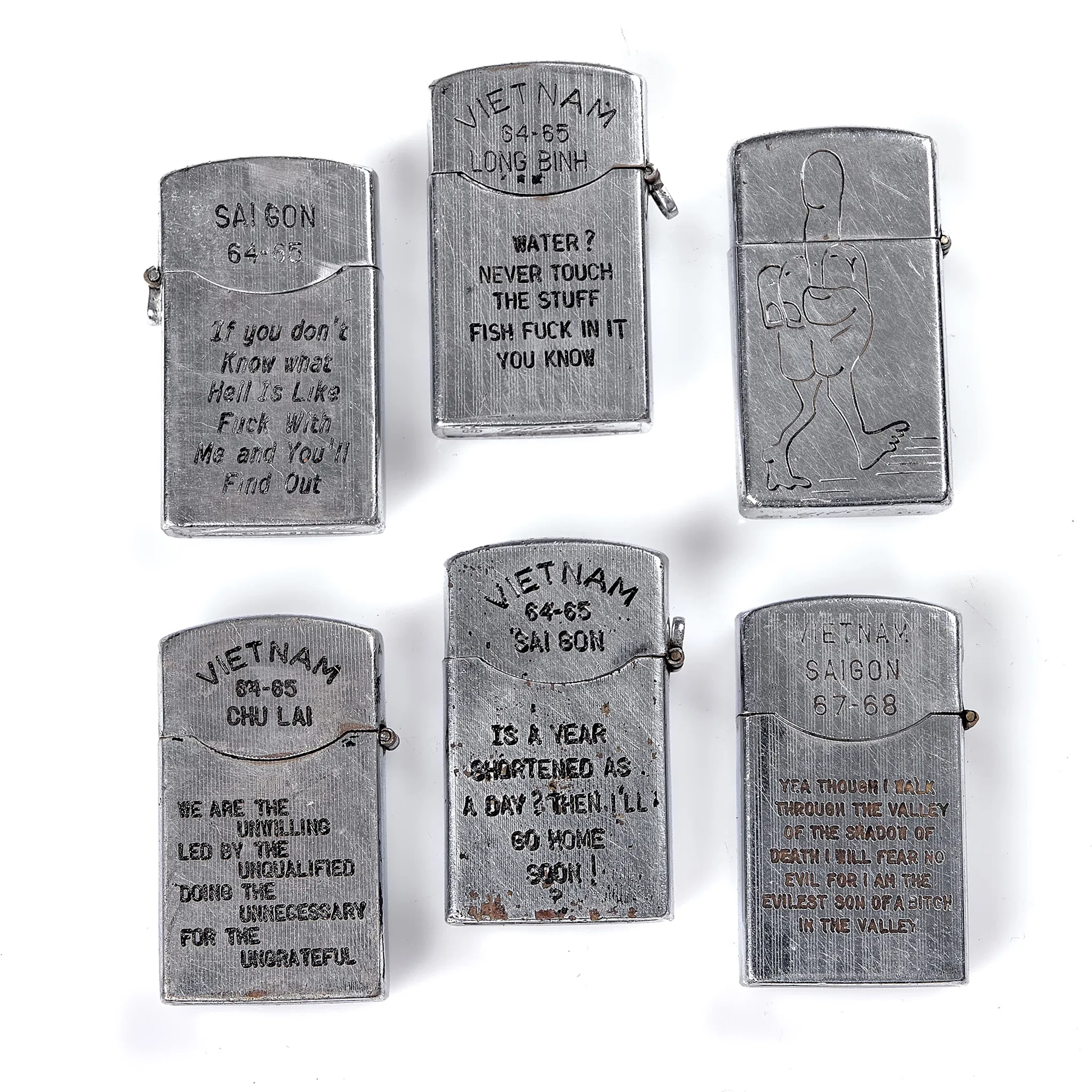 PARTI TÄNDARE. Vietnamn. Zippo, Noble, 4 Zenith. 1960-70-tal.