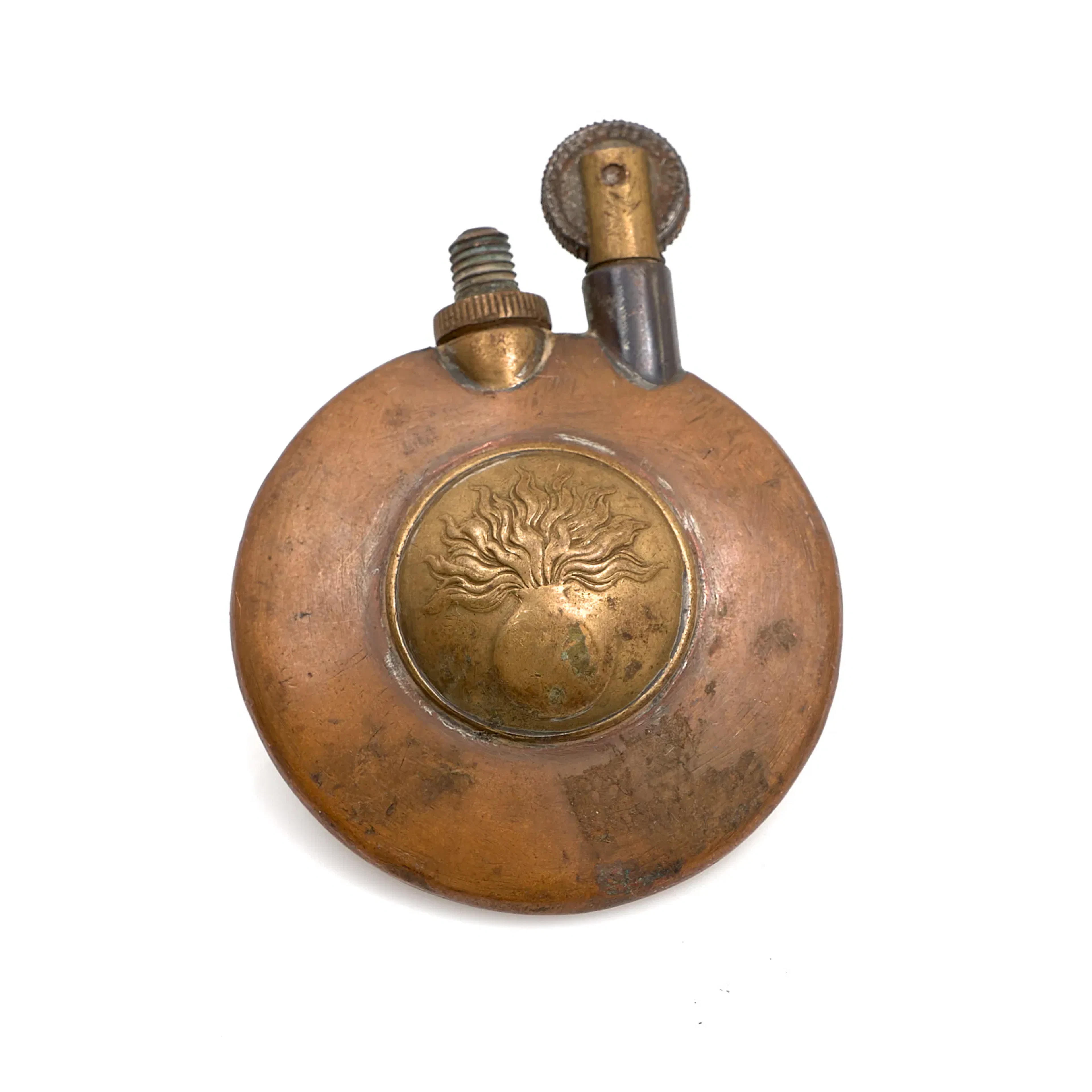 TÄNDARE. Koppar. Första världskriget. WWI Circular French Infantry