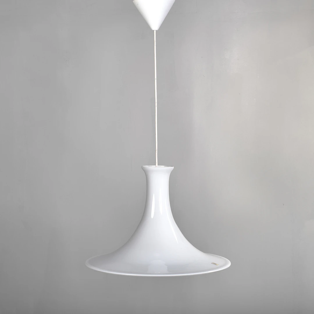 MICHAEL BANG. Taklampa. Glas. Mandarin. Holmegaard/Royal Copenhagen.