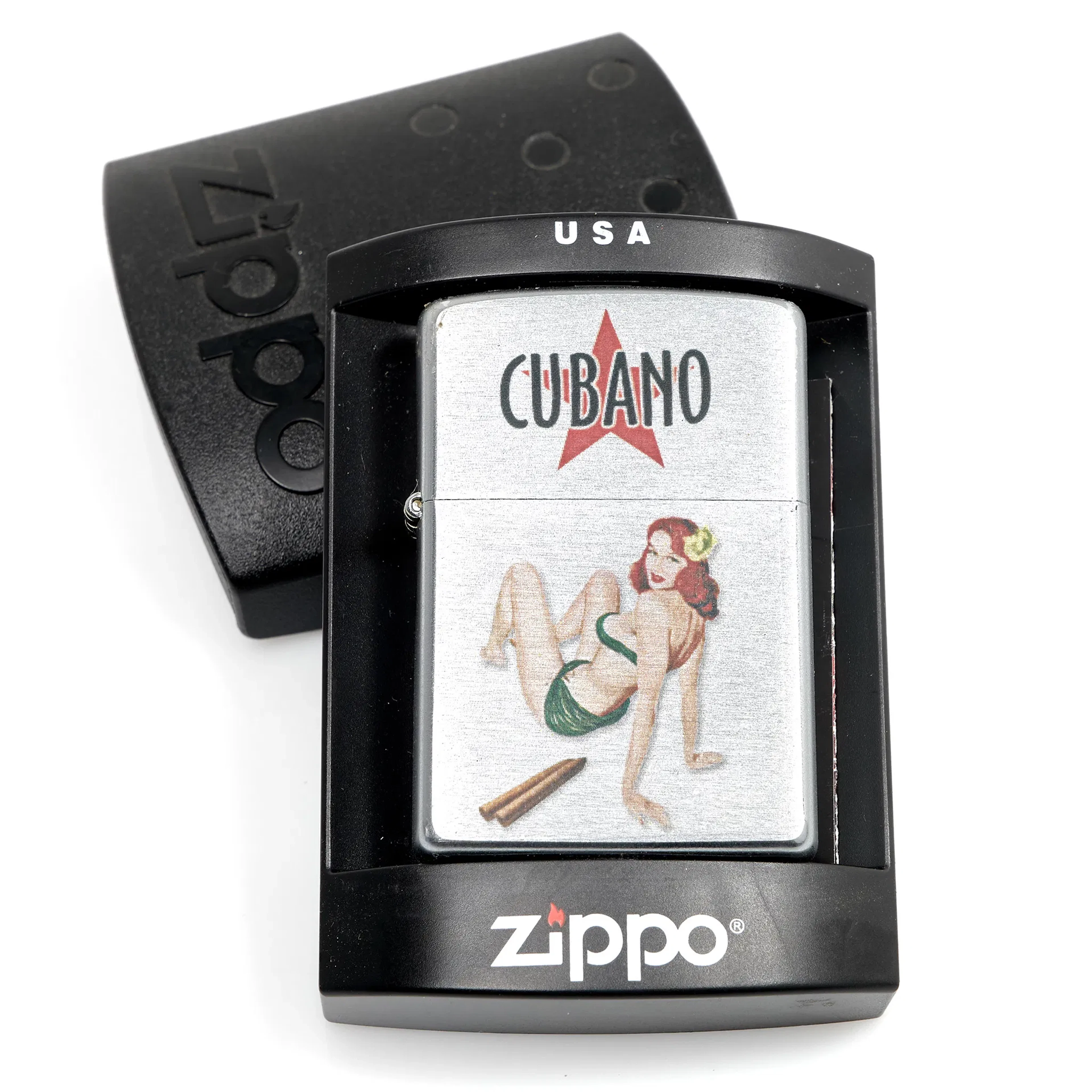 TÄNDARE ZIPPO. Cubano Pin-Up Girl. 2004.
