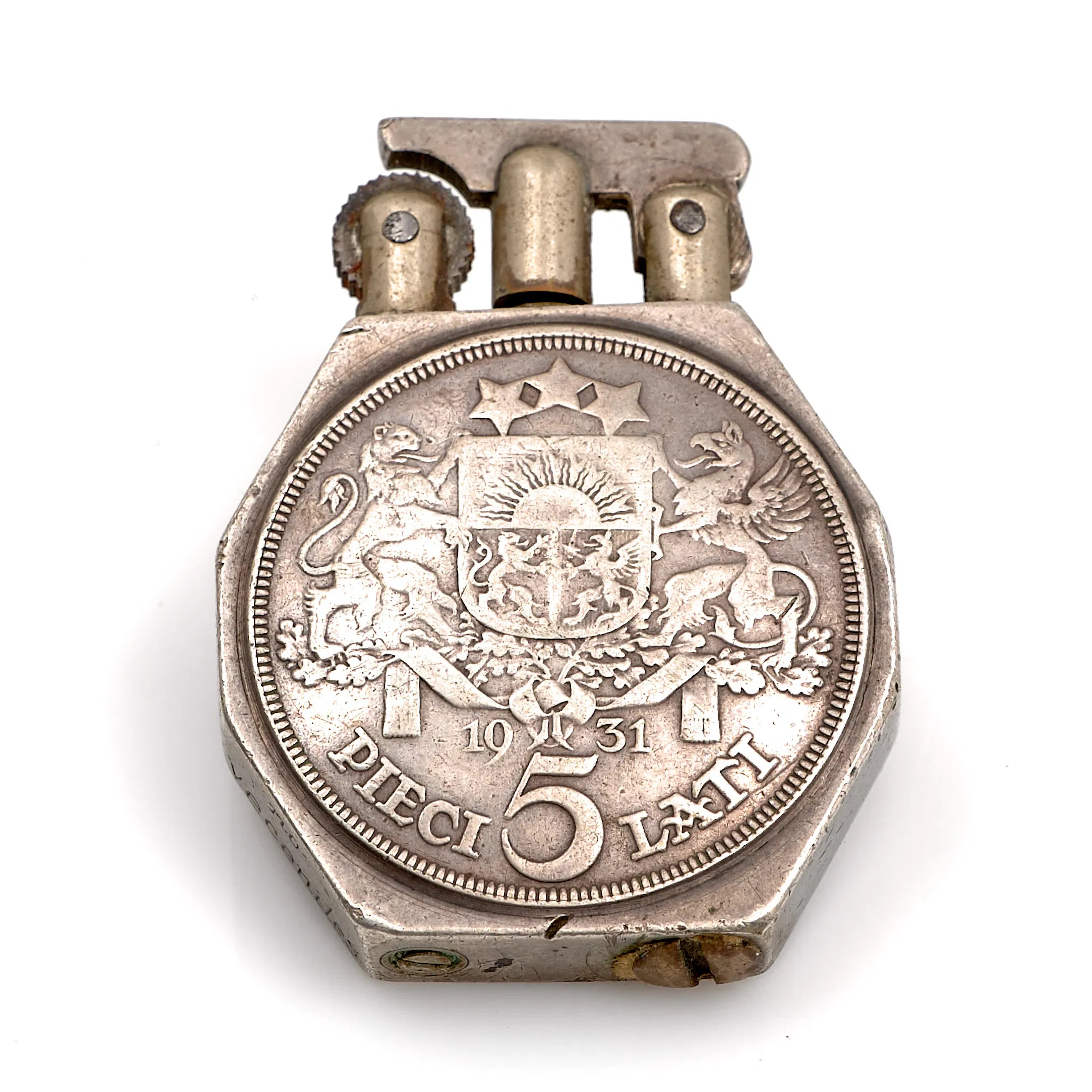TÄNDARE. 5 Lati Silver. Lettland. 1930-40-tal.
