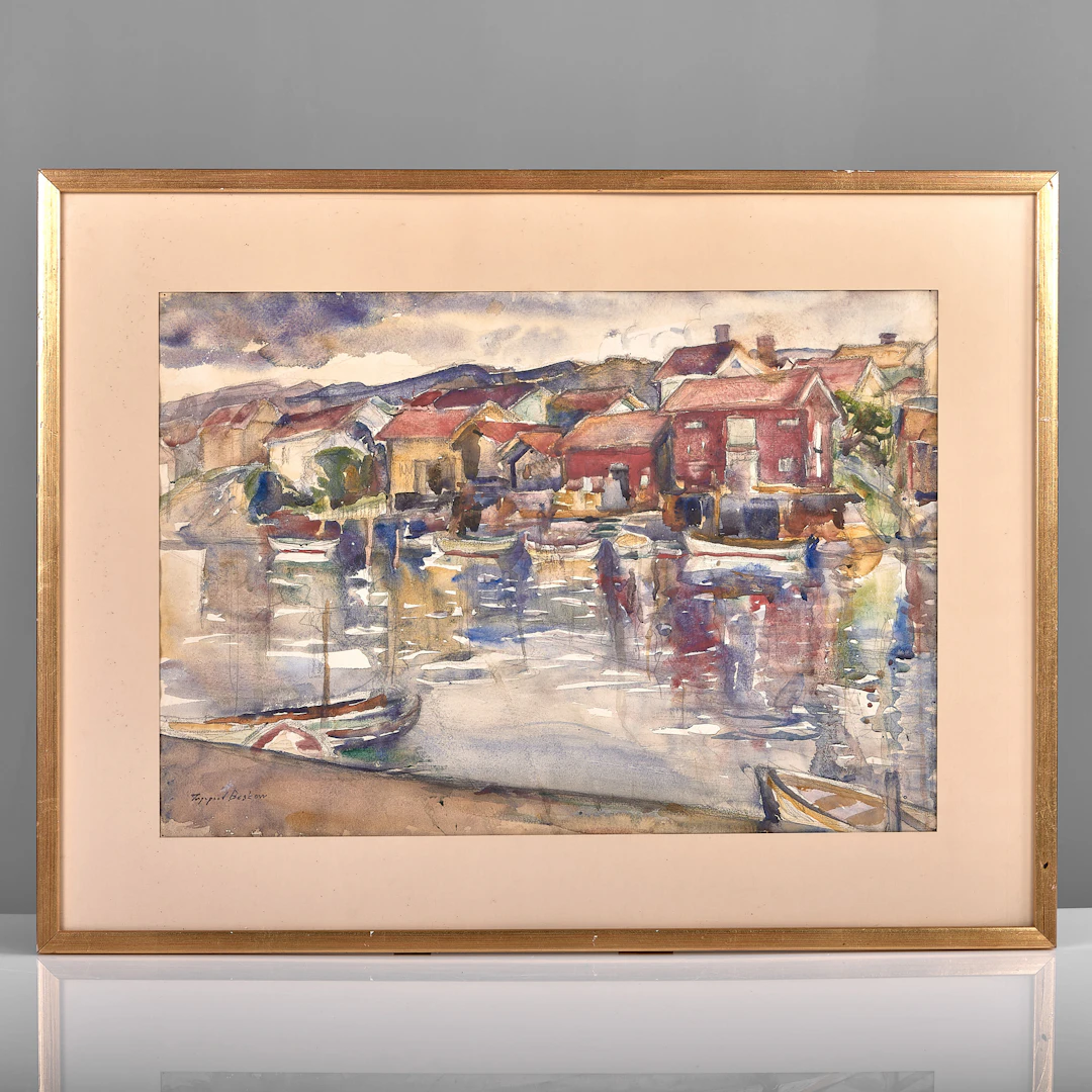INGEGERD BESKOW. (1887-1978). Akvarell.
