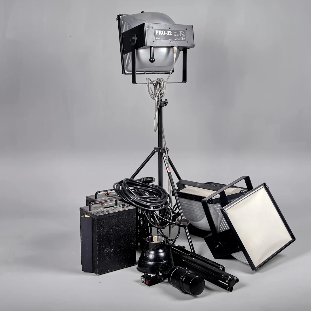 PARTI PROFOTO. 2 stycken Pro-1, blixthuvud, 3 stycken Pro-32.