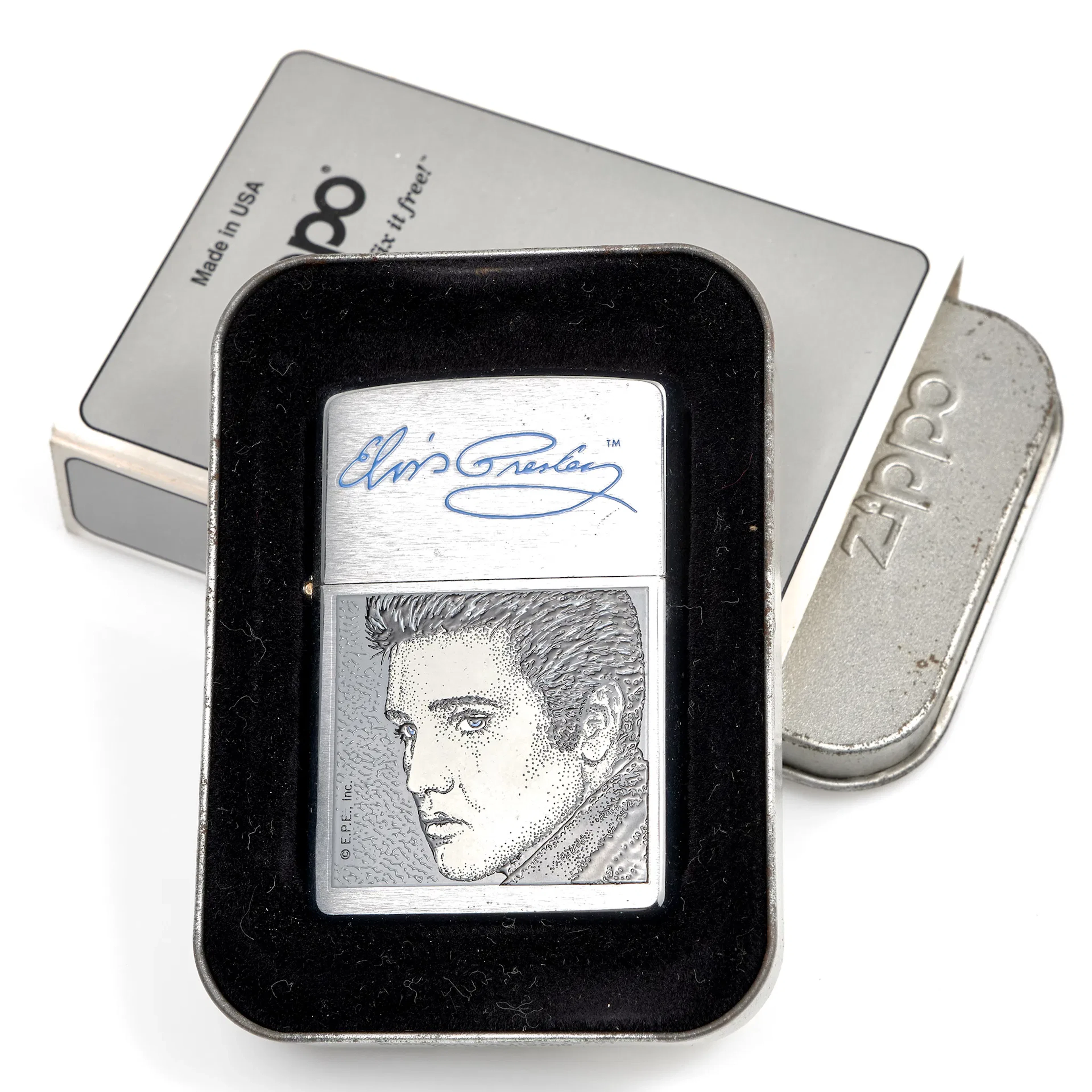 TÄNDARE ZIPPO. Elvis Presley. Stars of Hollywood. 2001.