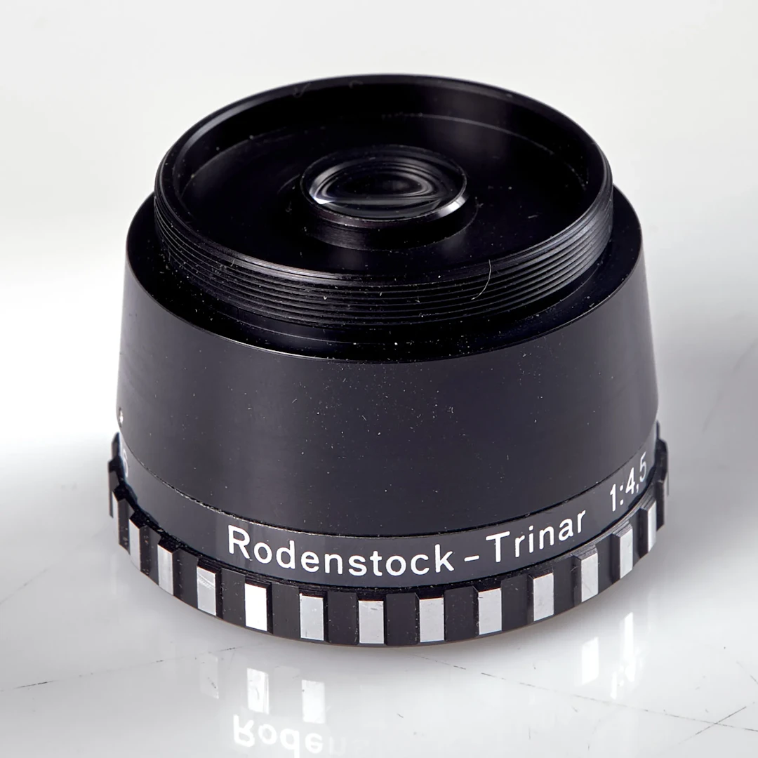 OBJEKTIV. Rodenstock-Trinar 1:4,5 f=50 mm. 1960-70-tal.
