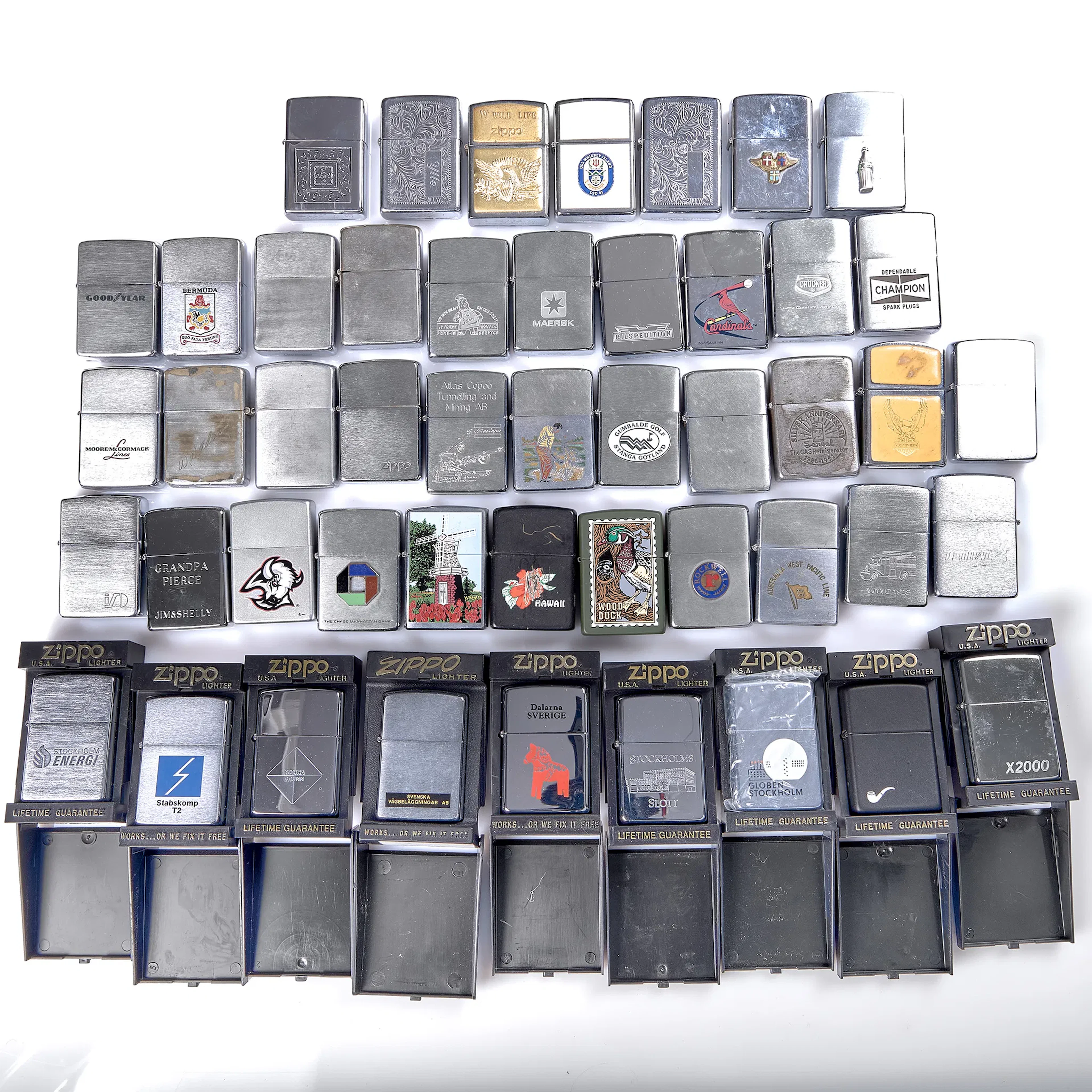 PARTI TÄNDARE. 48 stycken. Zippo.