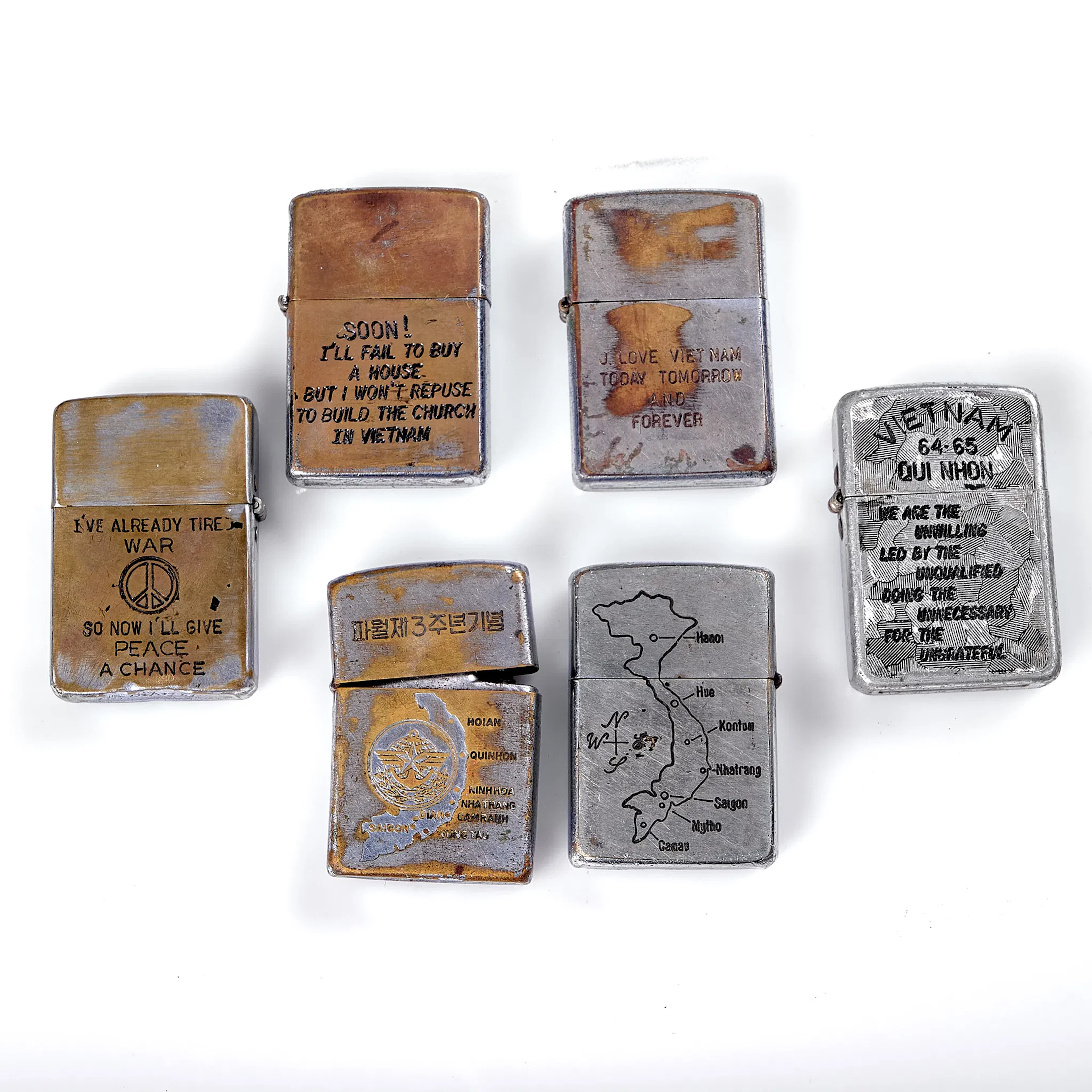 PARTI TÄNDARE. 3 stycken Zippo, Ritepoint, ABC Sunmy och Park Industries.