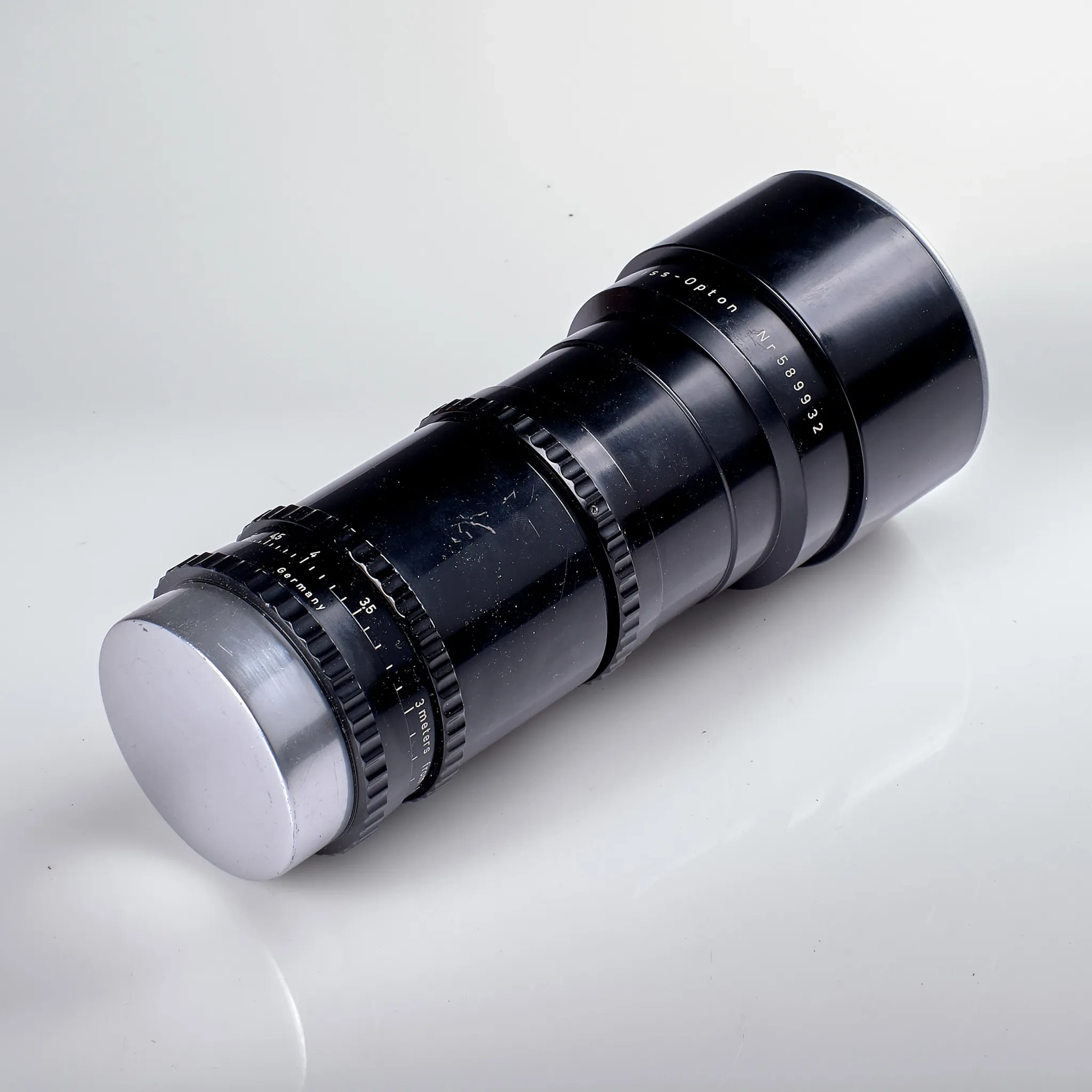 OBJEKTIV. Hasselblad. Zeiss-Opton Serienummer 589932. Sonnar 1:4 f=250