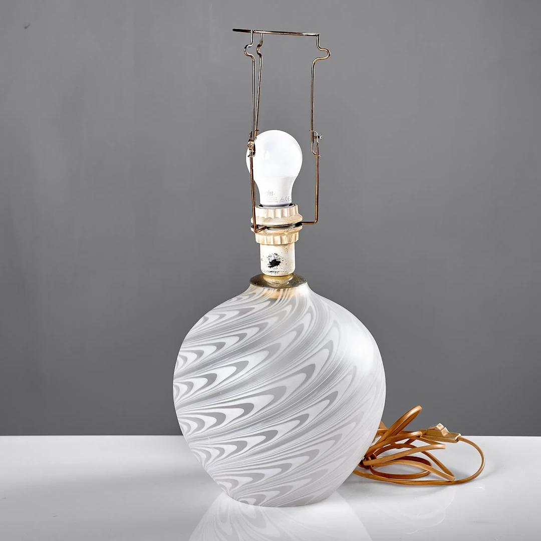 BORDSLAMPA. Murano. 1960-70-tal.
