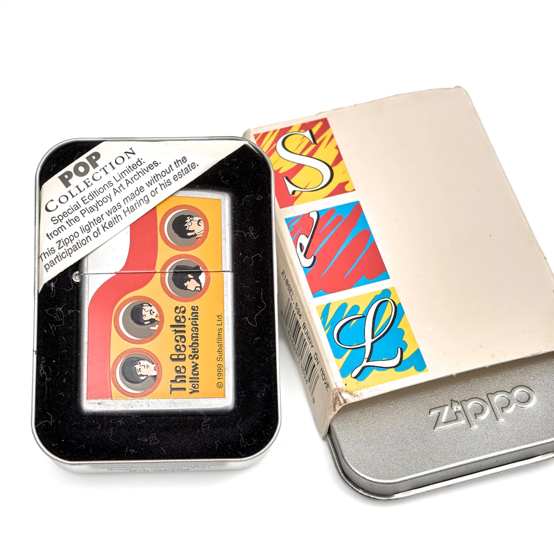 TÄNDARE ZIPPO. The Beatles. Yellow Submarine. Band Portrait Edition. 1999-2000.