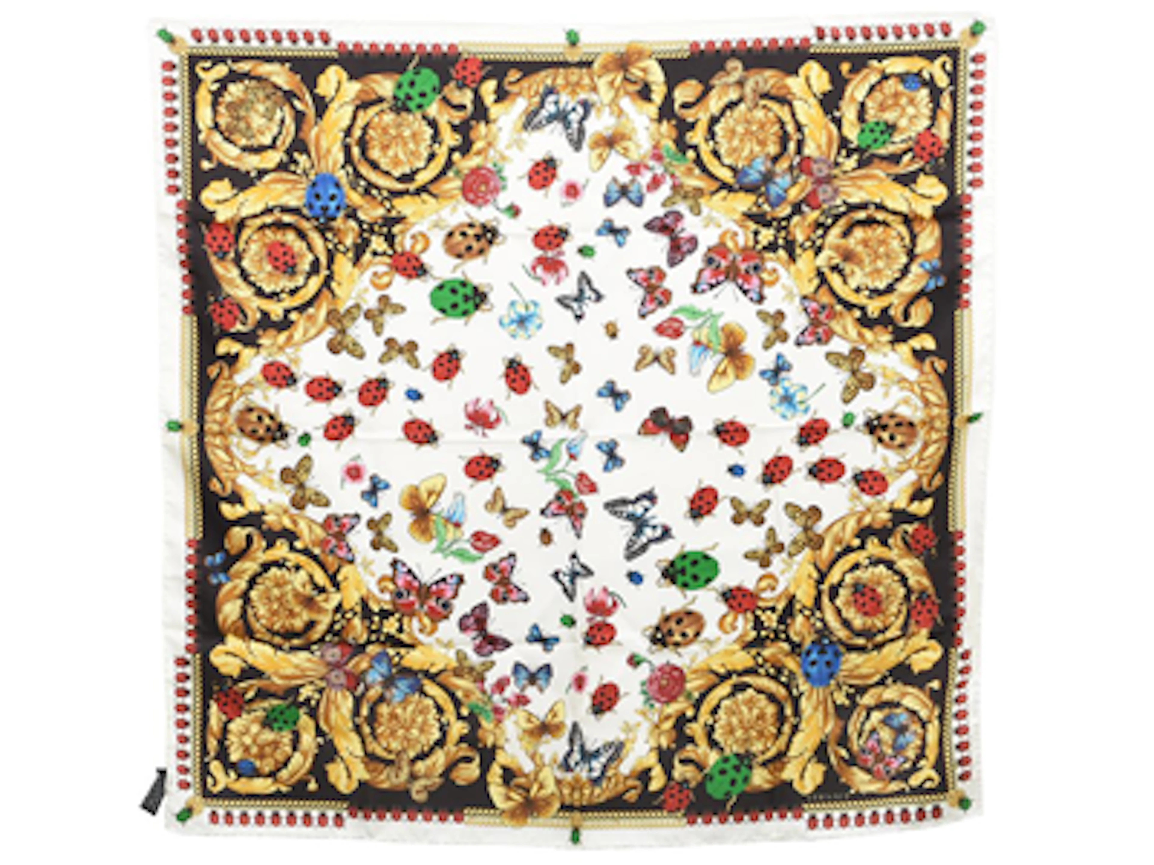 SCARF, VERSACE, 100%