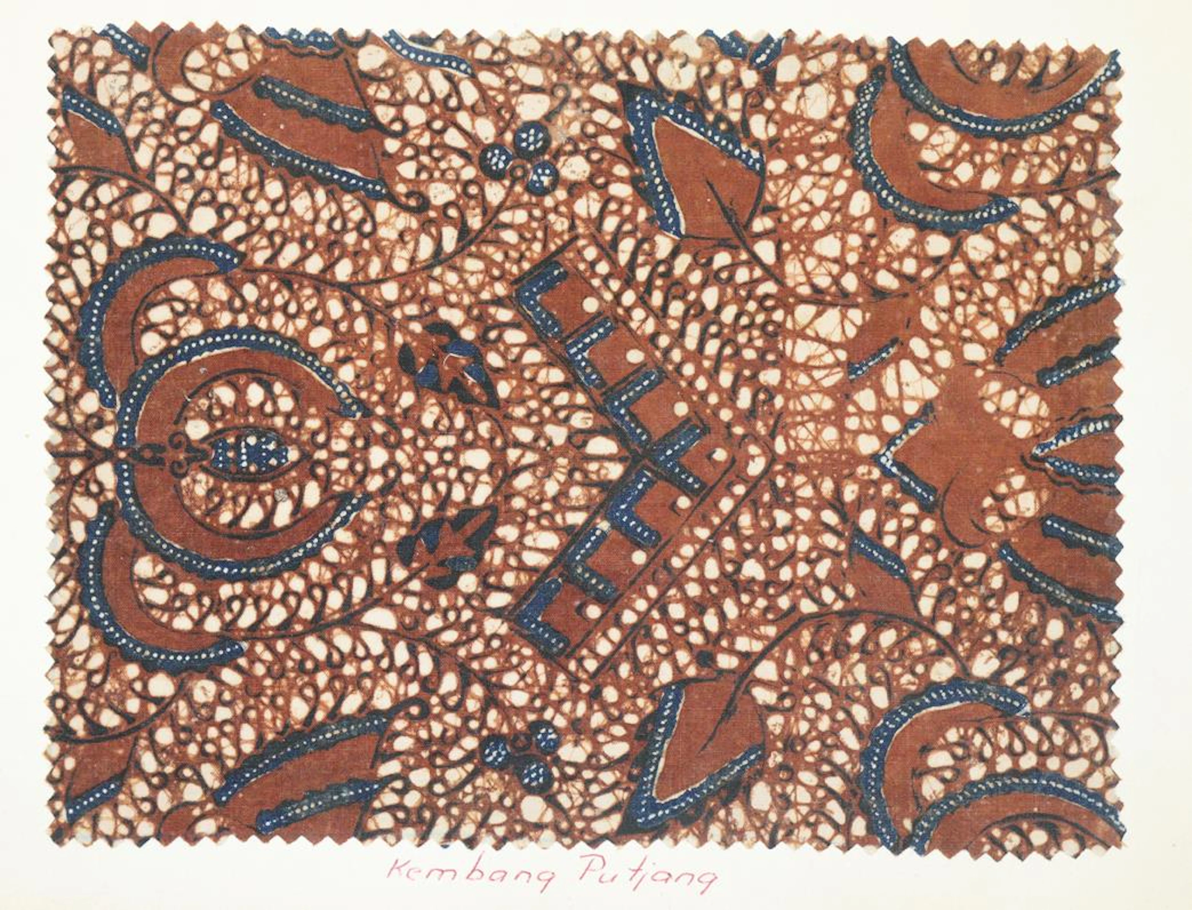 Batik-Stoffmusterbuch. Indonesien wohl 1970-er Jahre