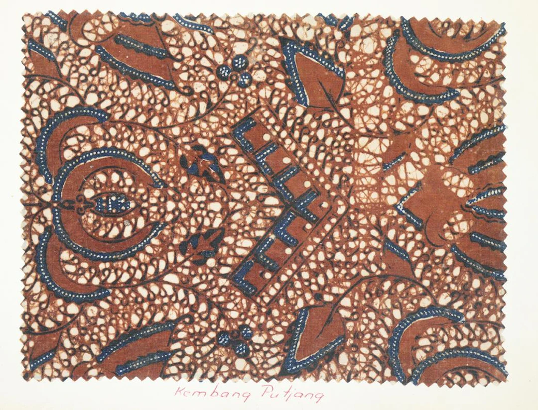 Batik-Stoffmusterbuch. Indonesien wohl 1970-er Jahre