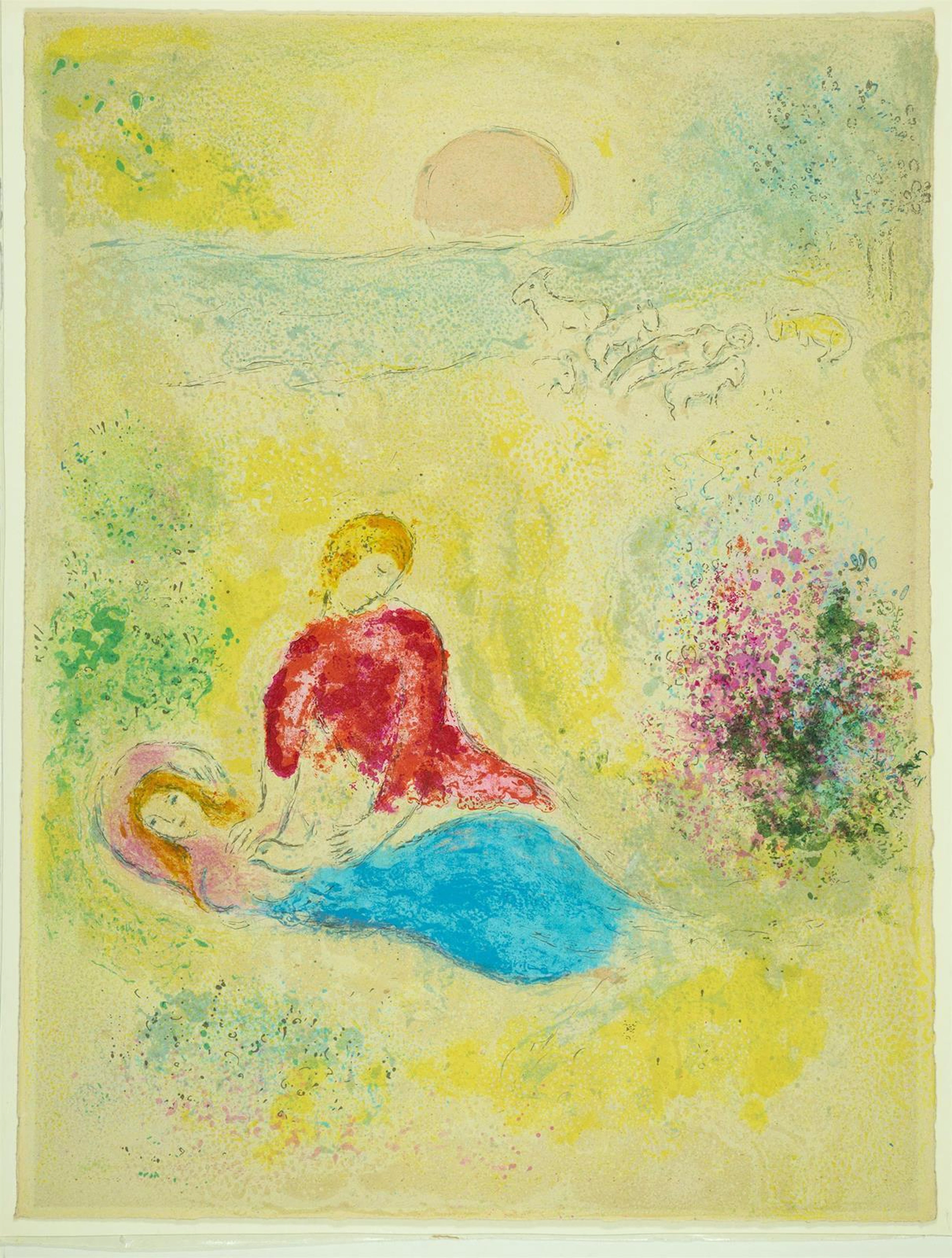 Chagall, Marc (1887 Peskowatik - Saint-Paul-de-Vence 1985). Die Flucht