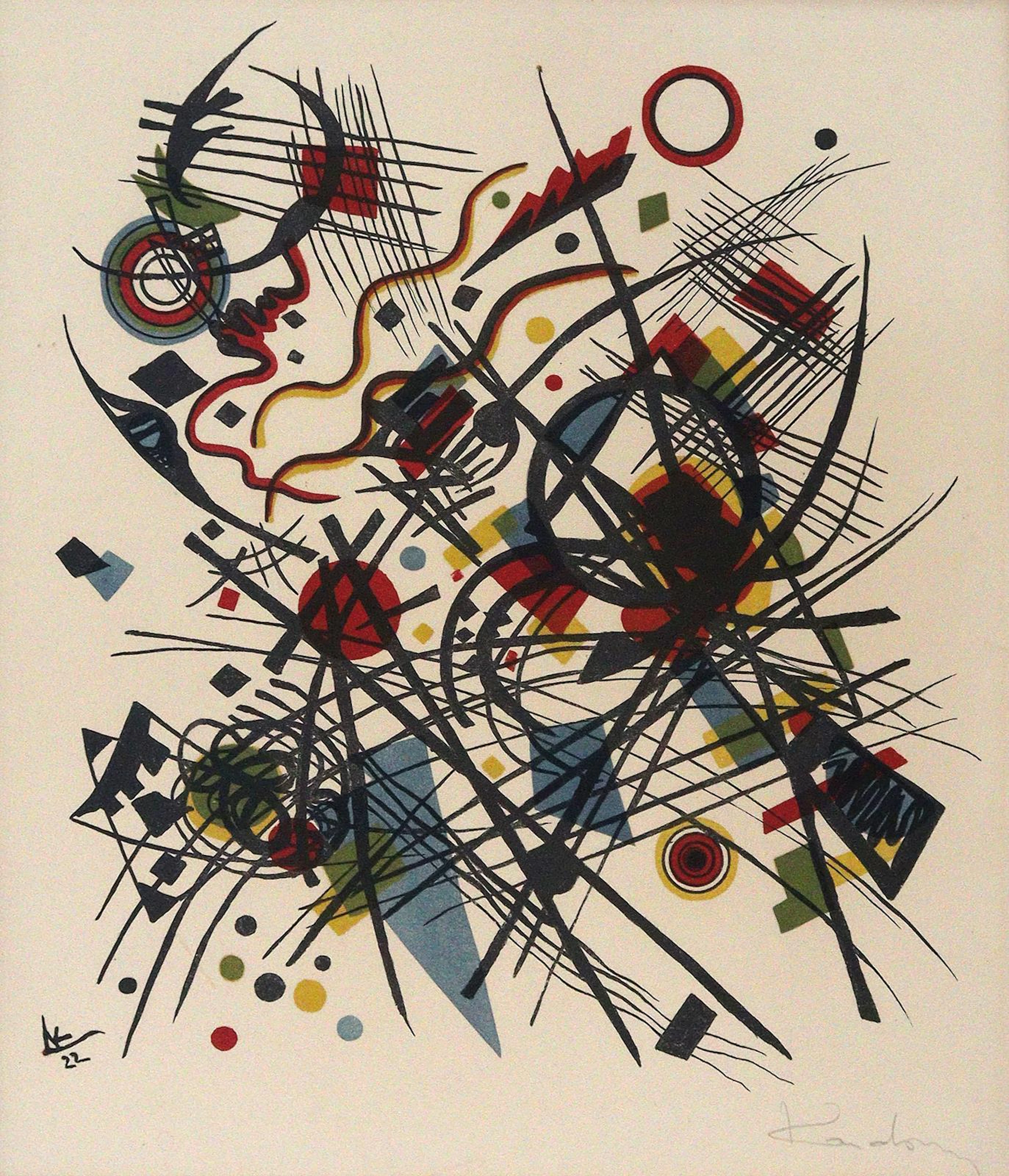 Kandinsky, Wassily (1866 Moskau - Neuilly 1944). Komposition (Blatt