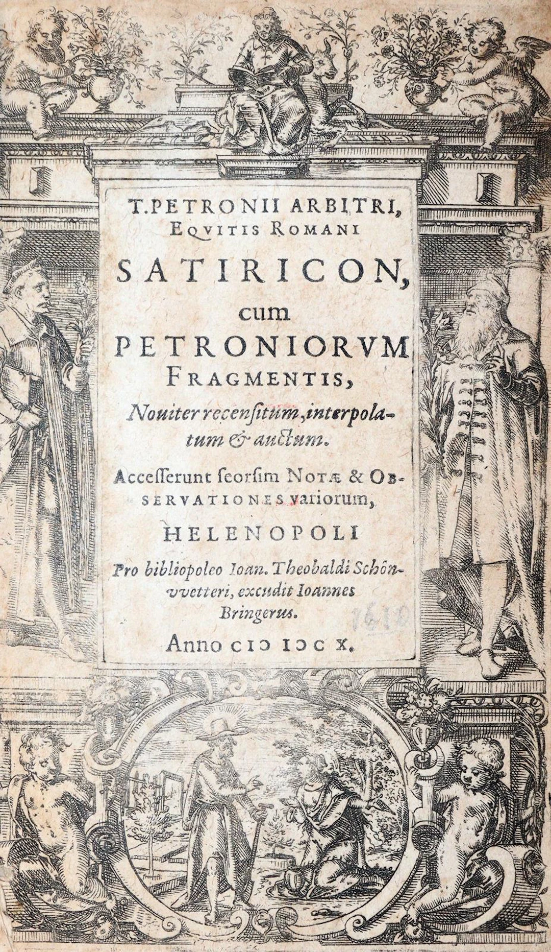 Petronius Arbiter,T. Satyricon. Cum uberioribus Commentarii instar
