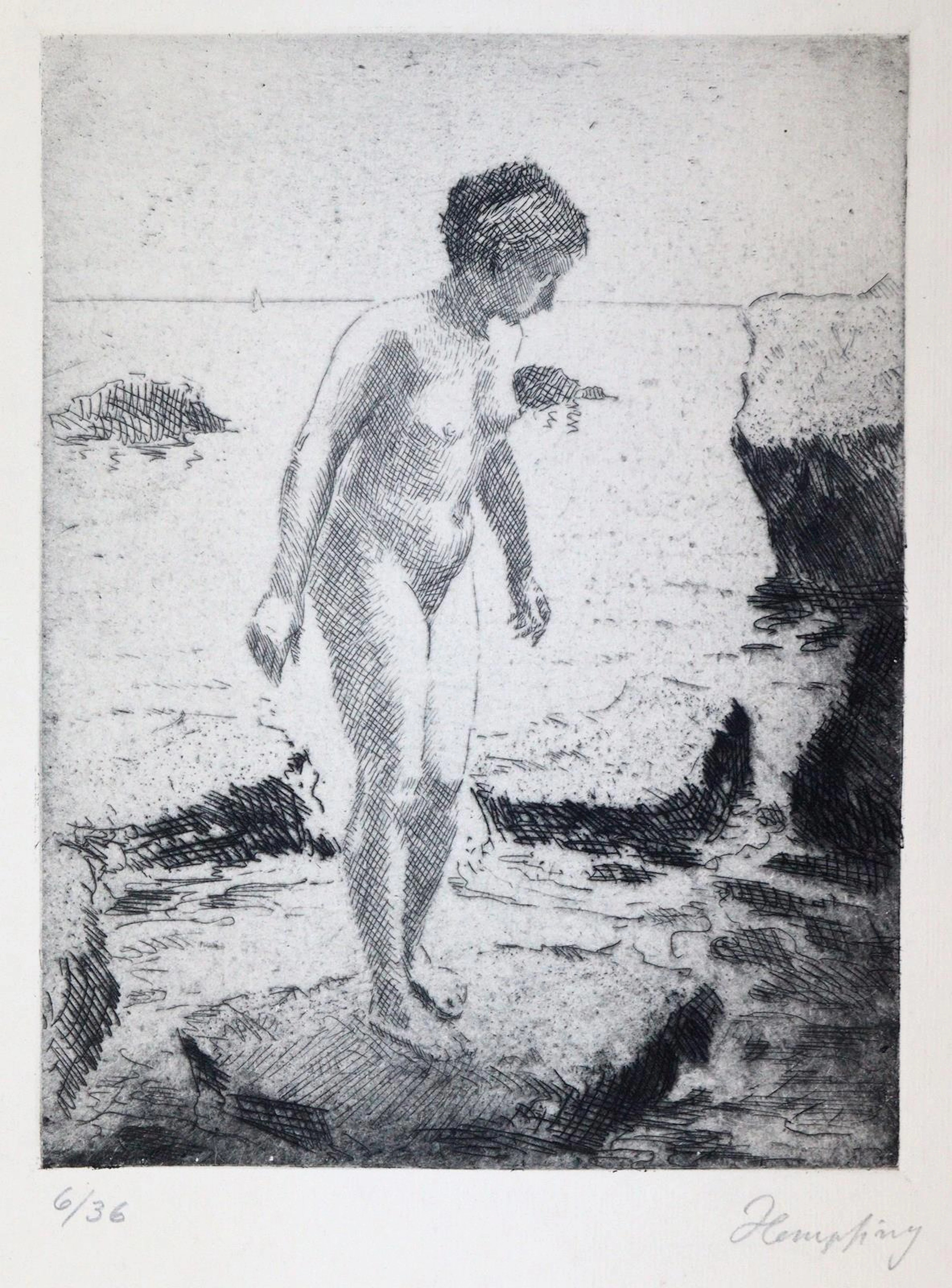 Hempfing, Wilhelm (1886 Schönau - Karlsruhe 1948). 8 Radierungen.