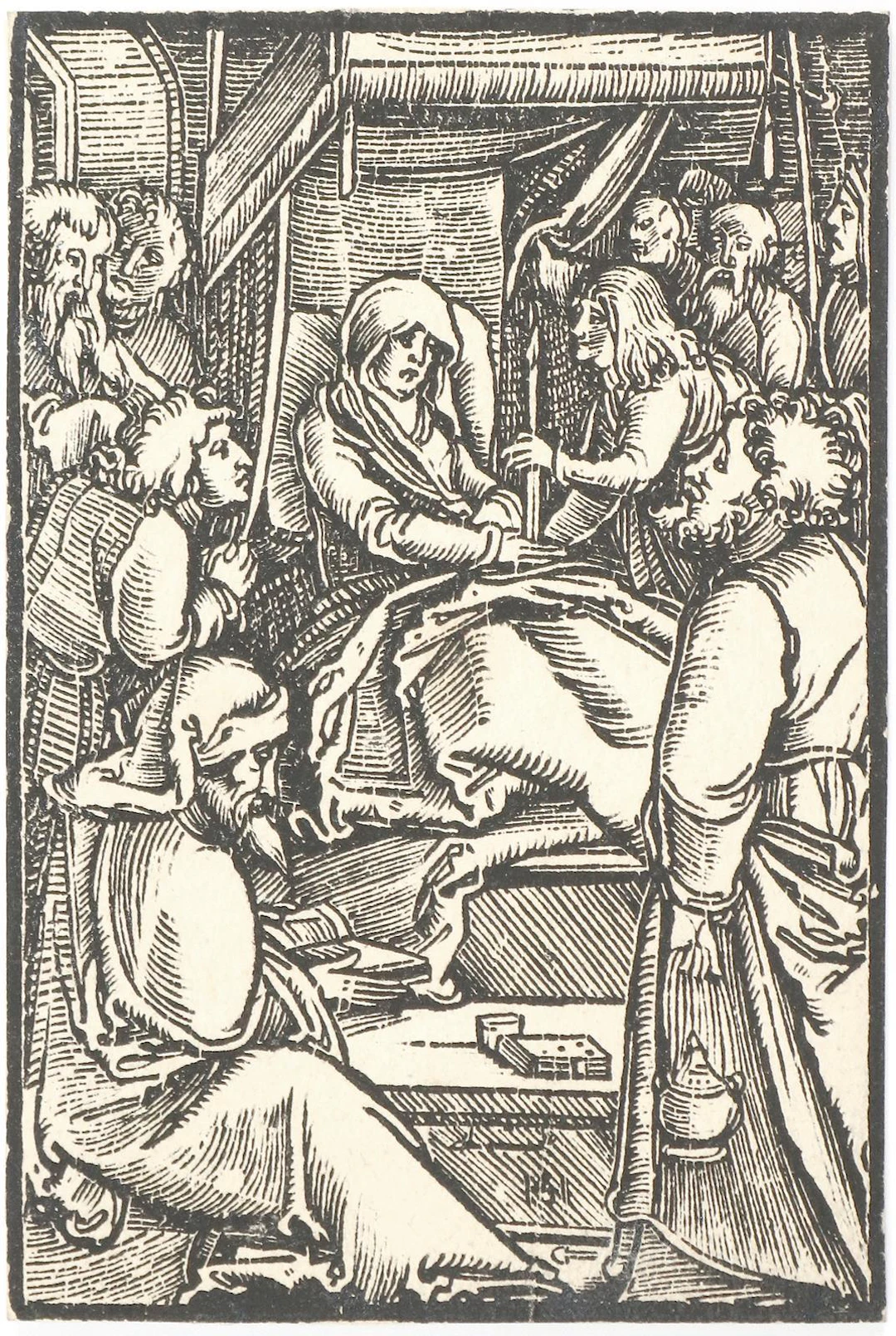 Schäufelein, Hans. (1483 Nürnberg - Nördlingen ca. 1540). Tod Mariens.
