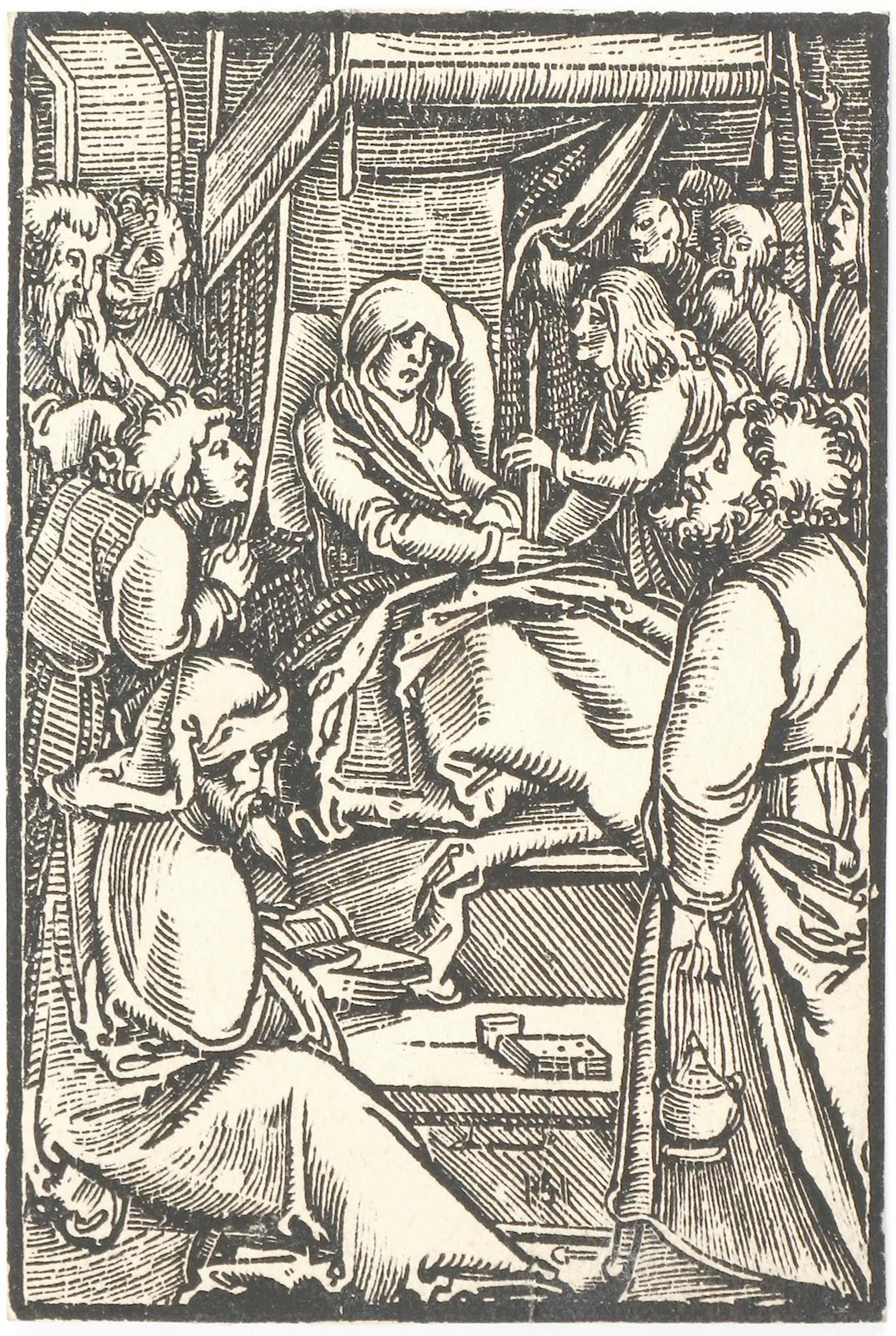 Schäufelein, Hans. (1483 Nürnberg - Nördlingen ca. 1540). Tod Mariens.