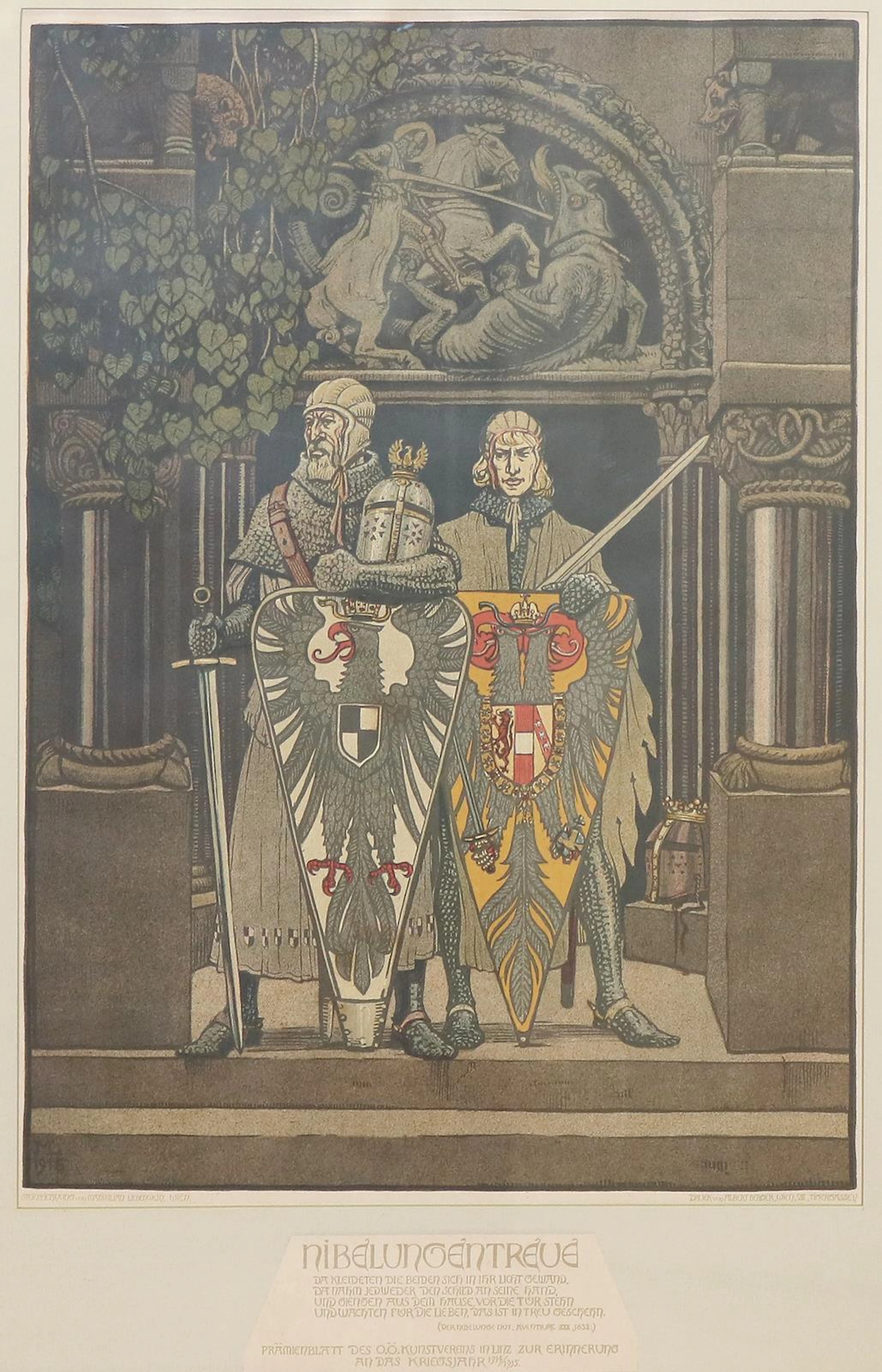 Liebenwein, Maximilian (1869 Wien - München 1926). "Nibelungentreue".