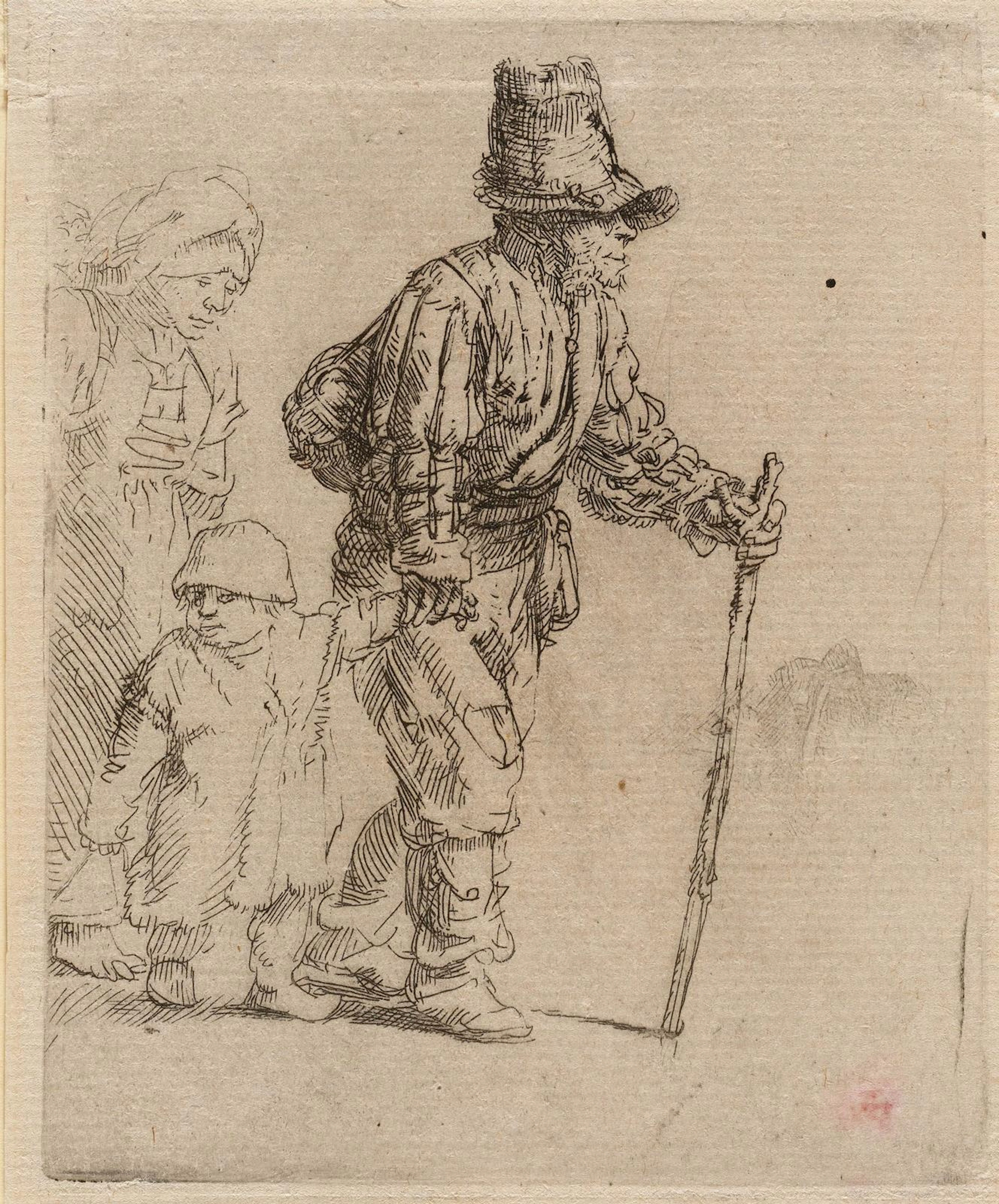 Rembrandt, Harmensz van Rijn (1606 Leiden - Amsterdam 1669). Bauernfamilie