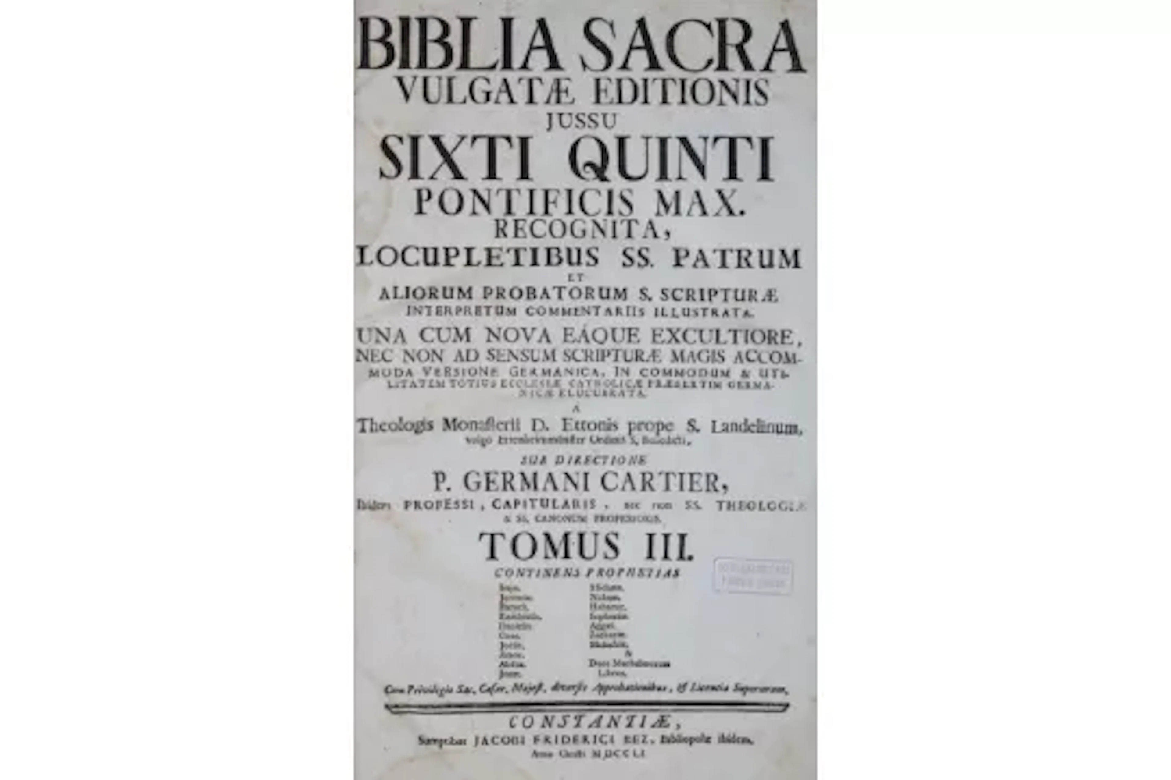 Biblia latino-germanica.