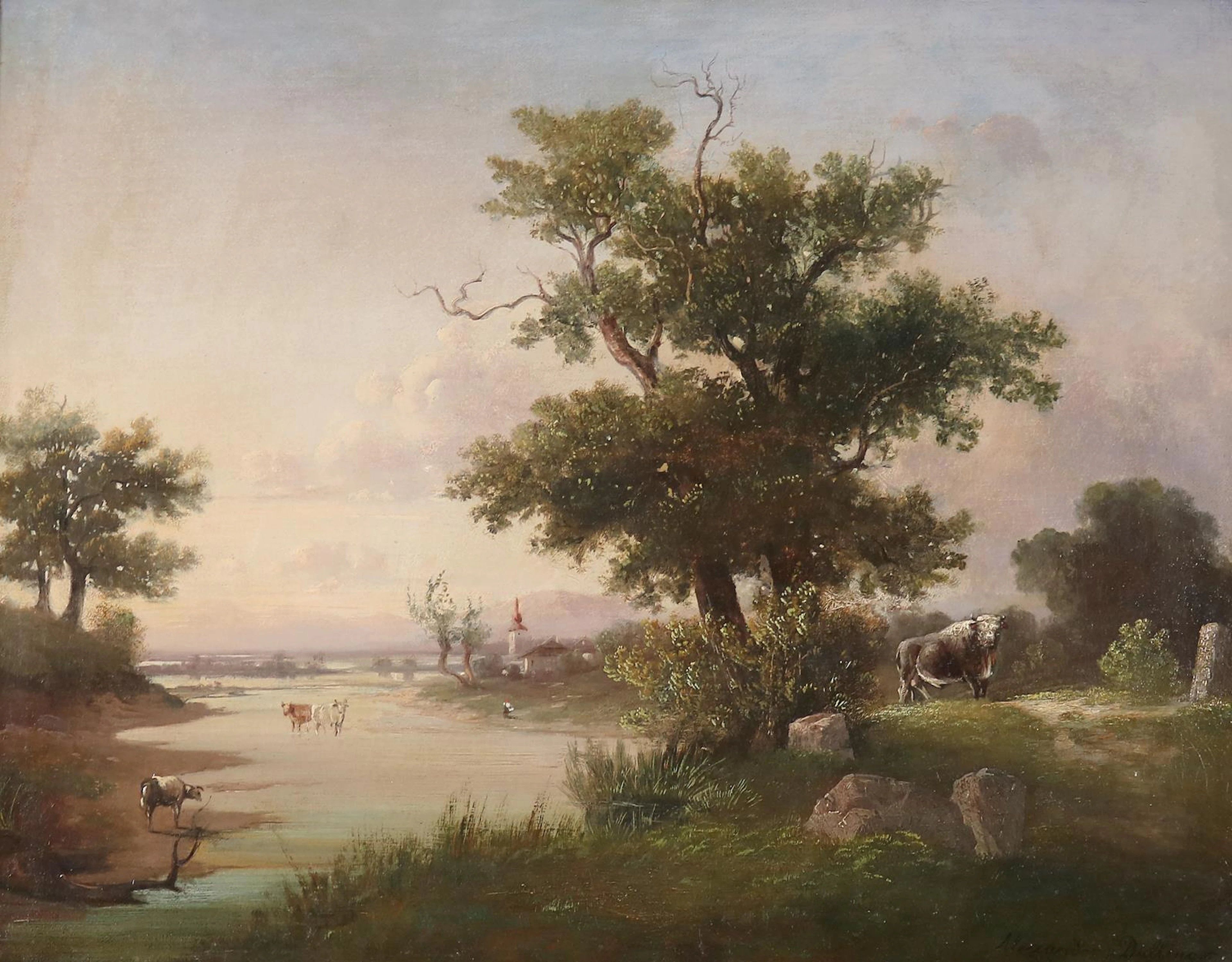 Dallinger von Dalling, Alexander (Österreich 1783 - 1844) Große Weide-