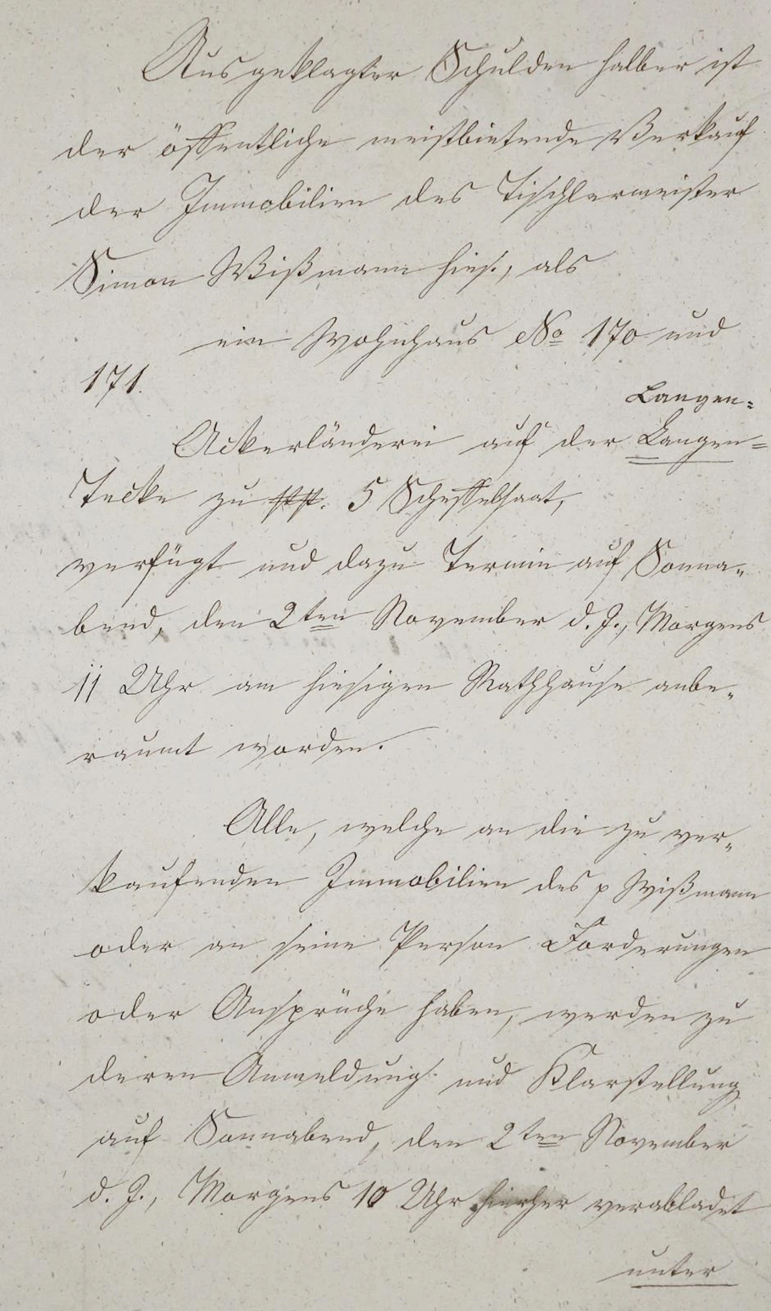 Detmold. Sammlung von 32 Dplbl. amtlicher Korrespondenz (städtische Ämter