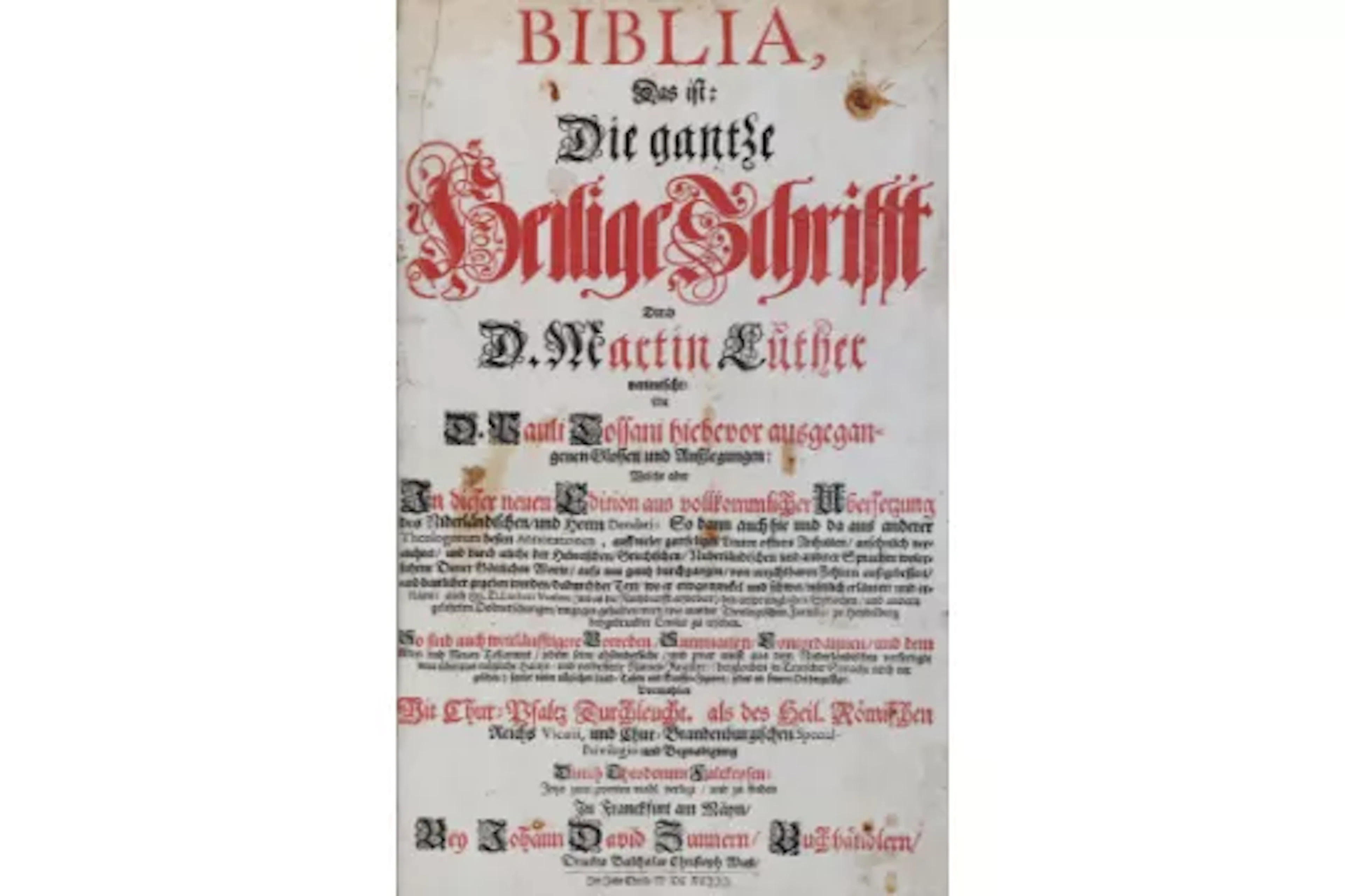 Biblia germanica.
