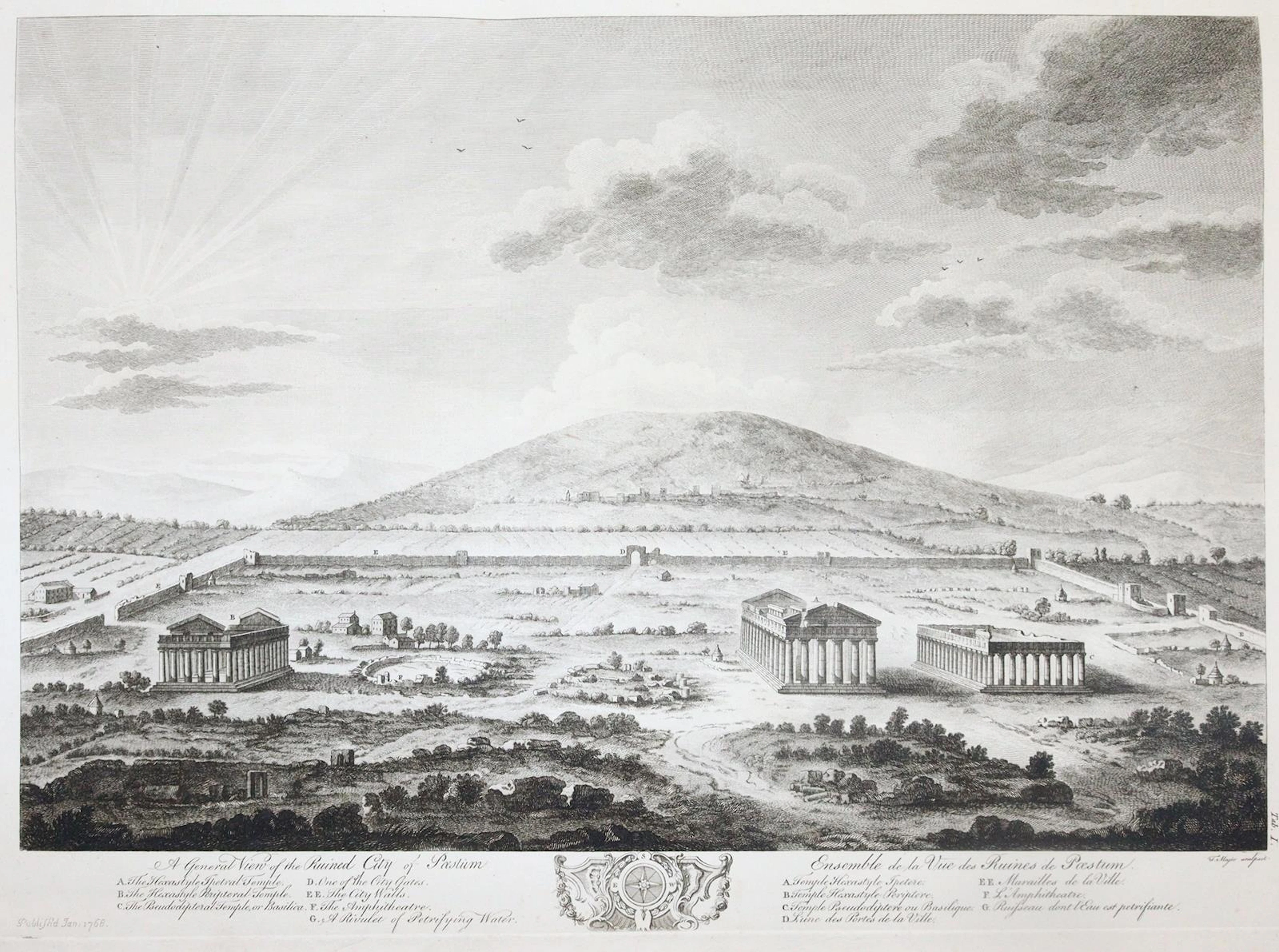 Major,T. Les Ruines de Paestum ou de Posidonie
