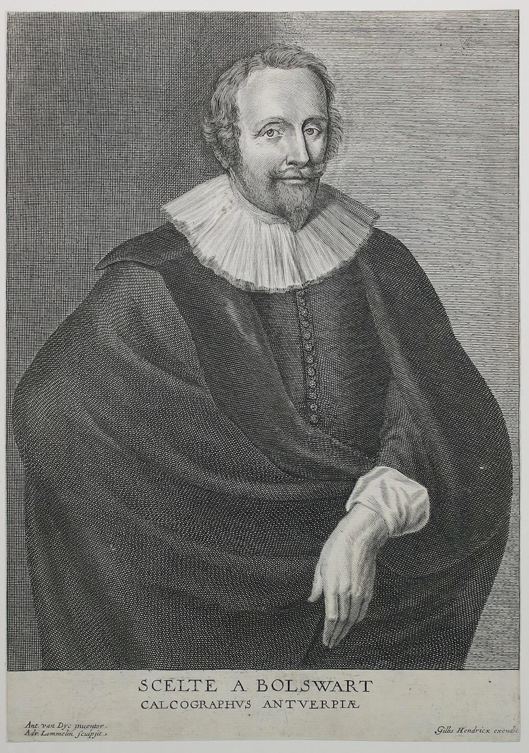 Dyck, Anton van (1599 Antwerpen - 1641 London) nach. Drei Portraits.