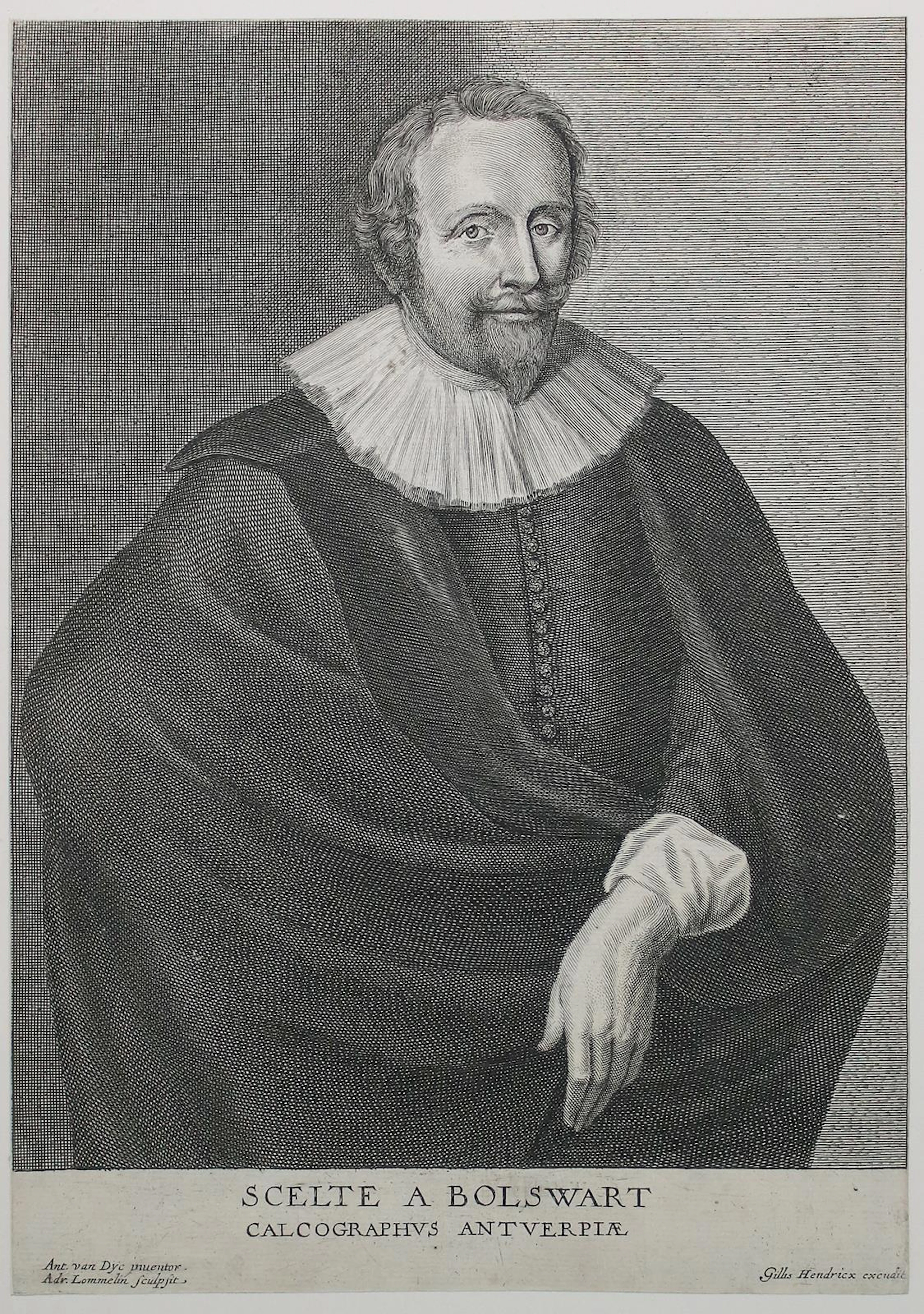 Dyck, Anton van (1599 Antwerpen - 1641 London) nach. Drei Portraits.