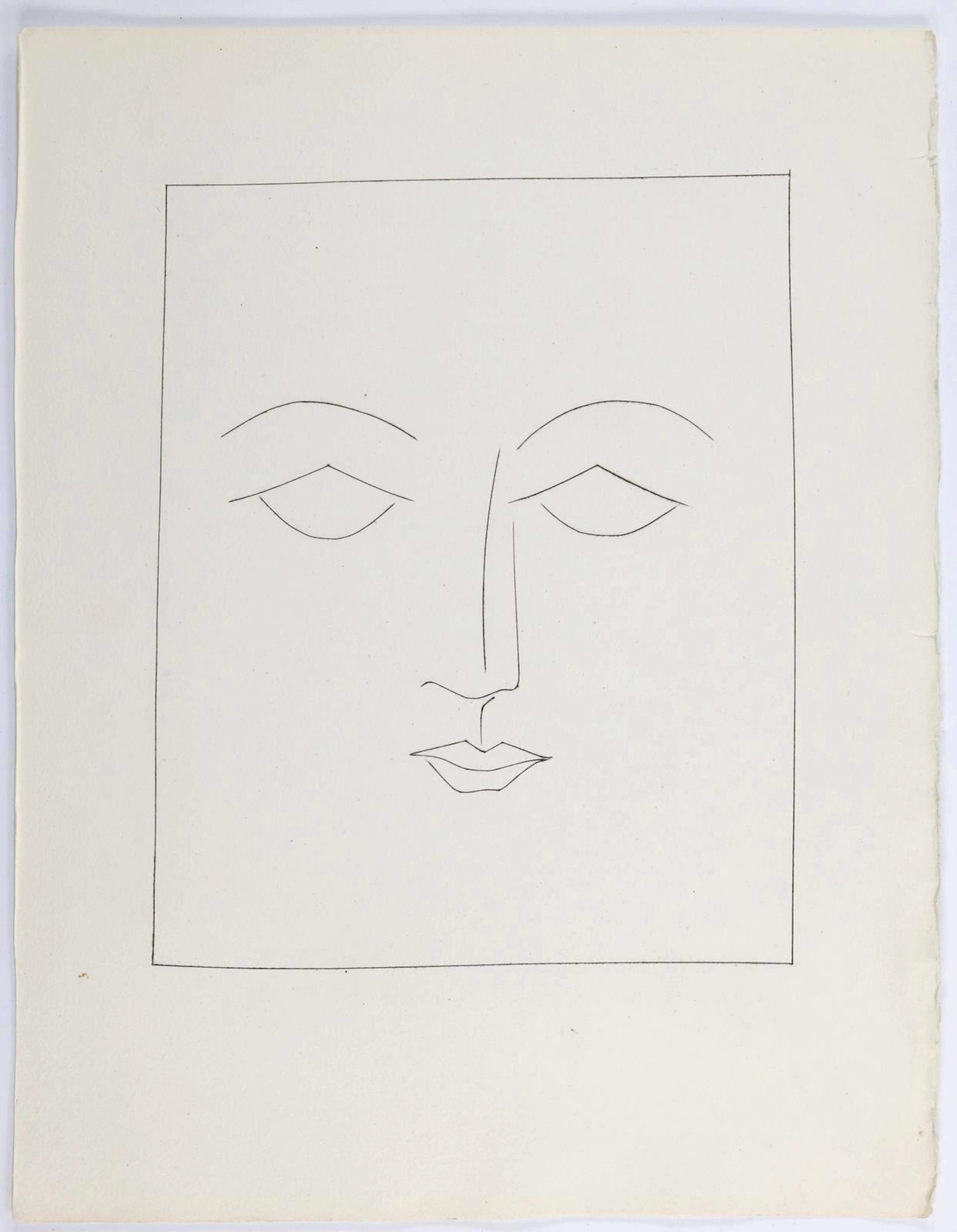 Picasso, Pablo (1811 Malaga - Mougins 1973). Köpfe aus Merimées "Carmen".