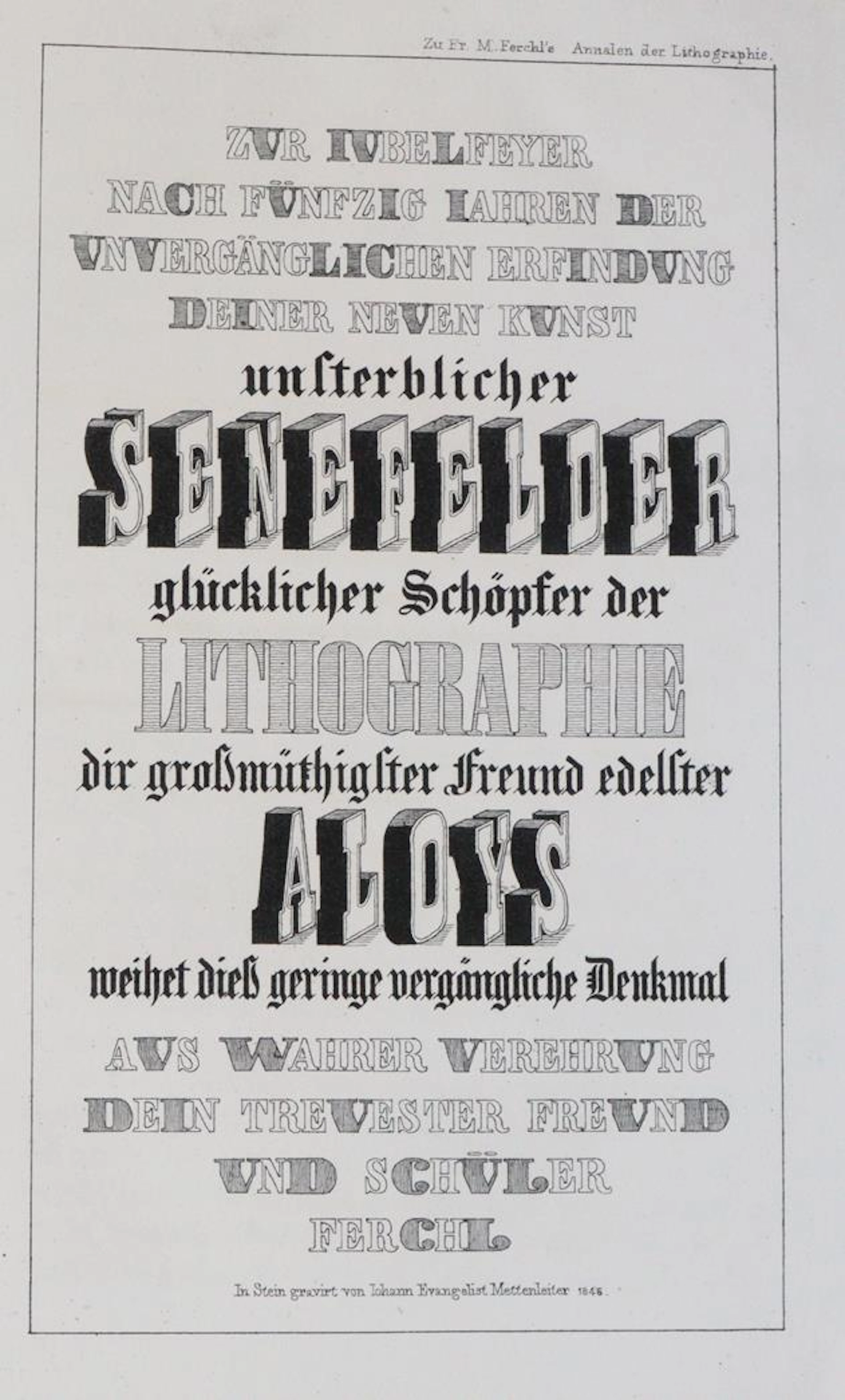 Ferchl,F.M. Uebersicht der einzig bestehenden