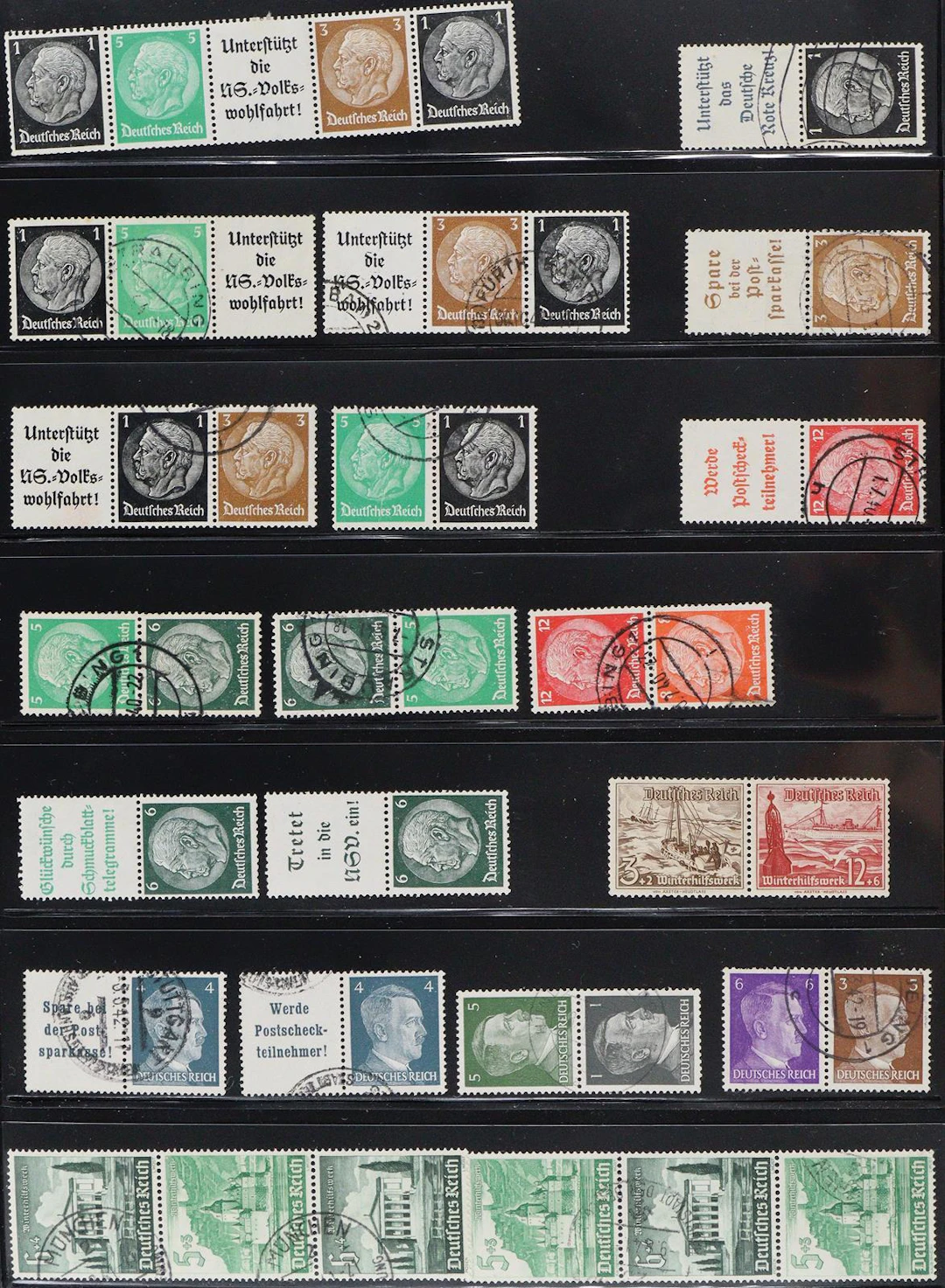 Briefmarken. 2 Alben