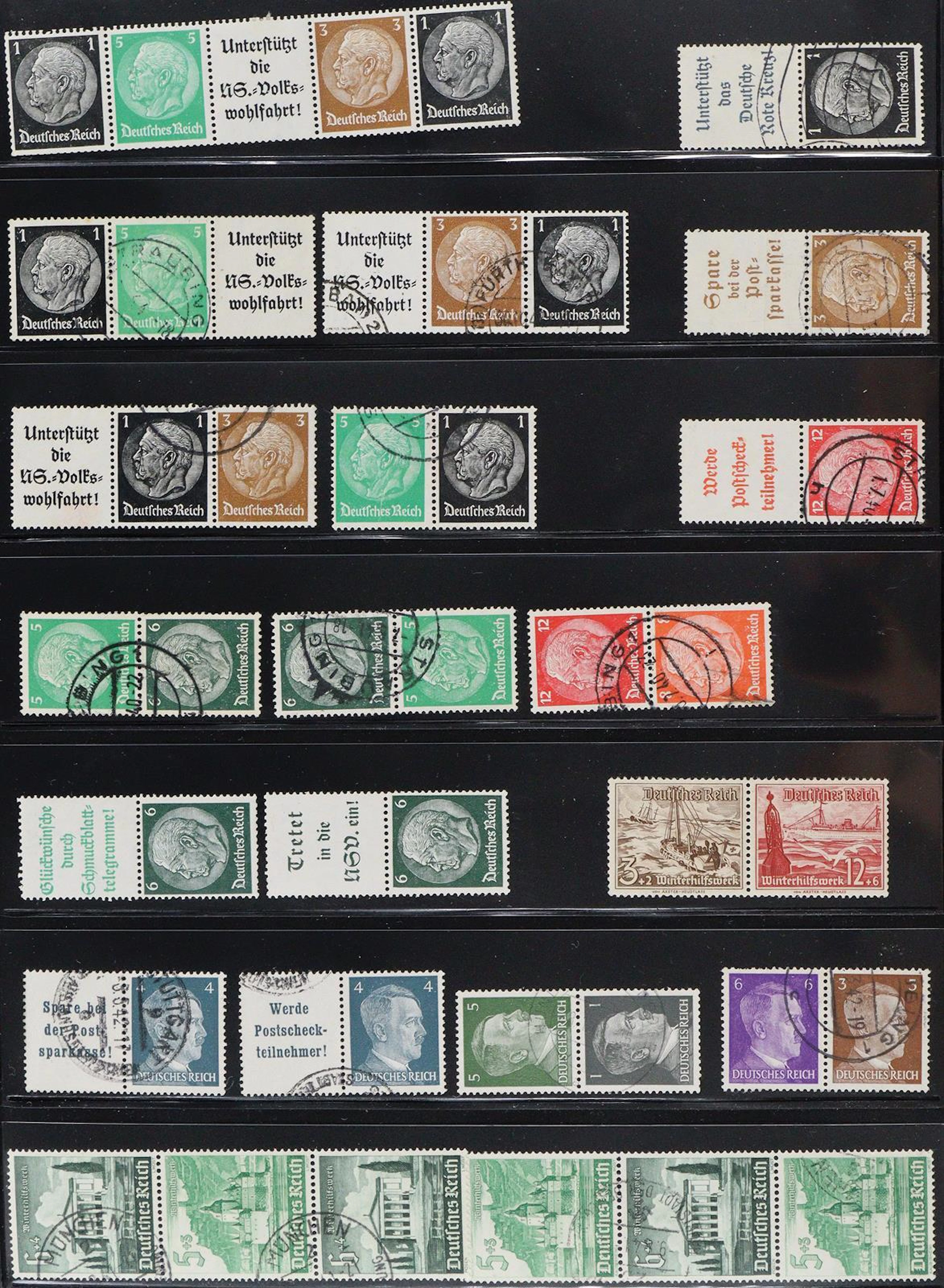 Briefmarken. 2 Alben