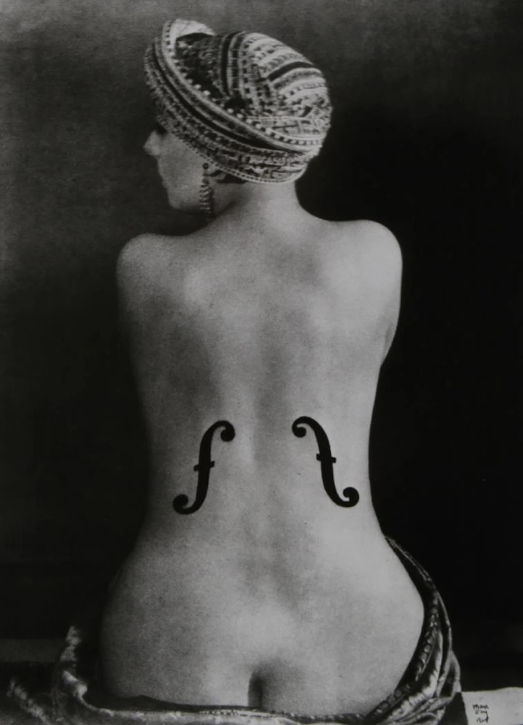 Ray, Man (1890 Philadelphia - Paris 1976). Le Violon d'Ingres. Silbergelatineabz