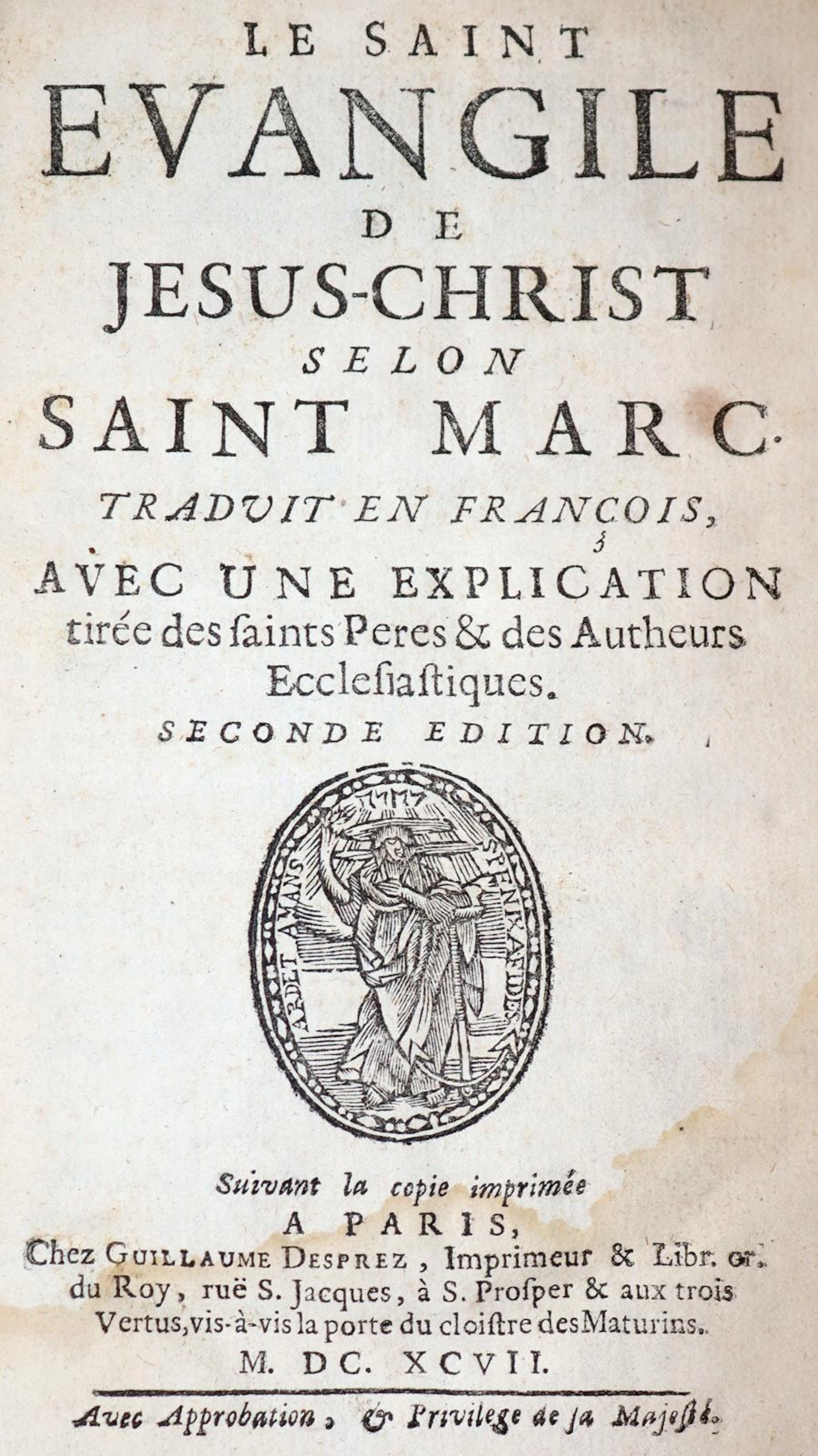 Le Maistre de Sacy,(L.I.). Sammlung von 11 Bdn. einer Reihe von Bibelkommentaren