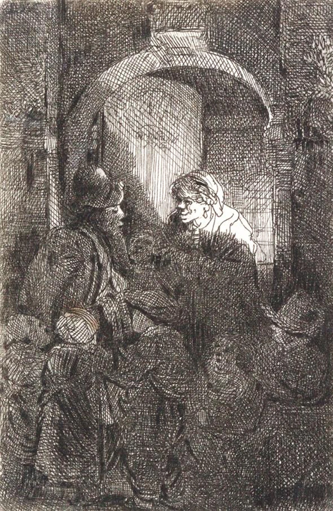 Rembrandt, Hamensz van Rijn (1606 Leiden - Amsterdam 1669). Der Schulmeister.