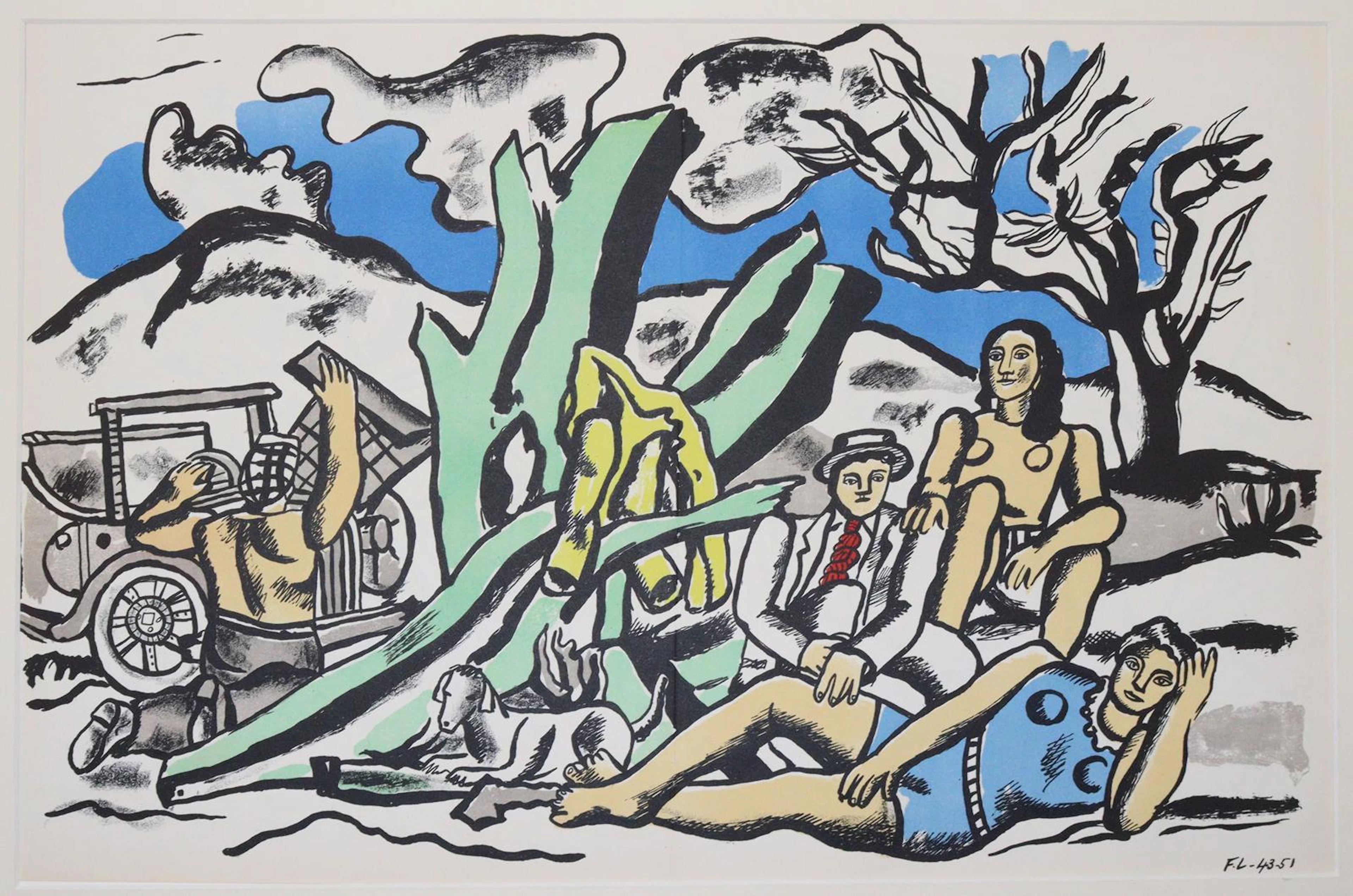 Léger, Fernand (1881 Argentan - Gif-sur-Yvette 1955) nach. La partie