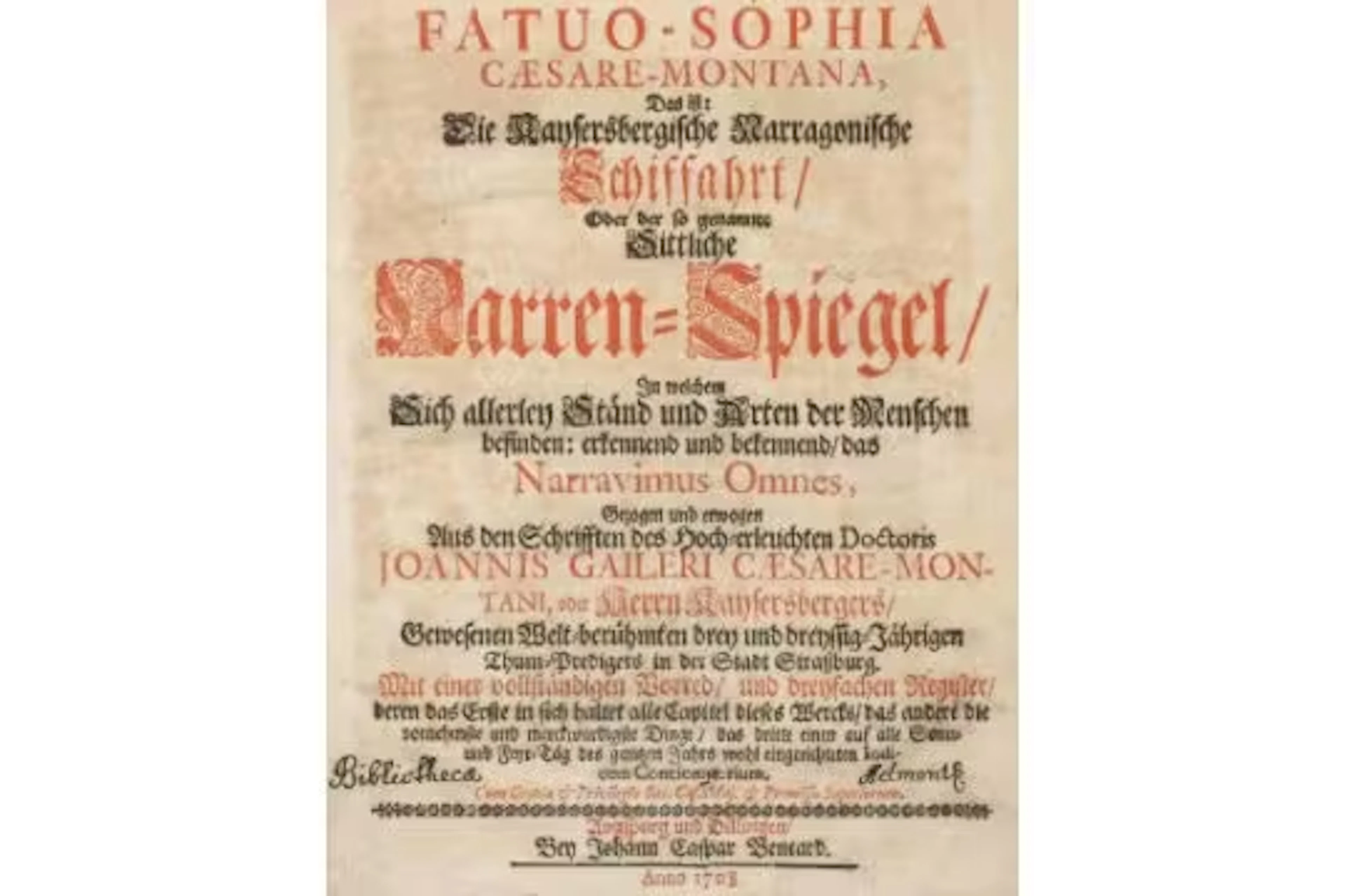 Geiler von Kaysersberg,J.