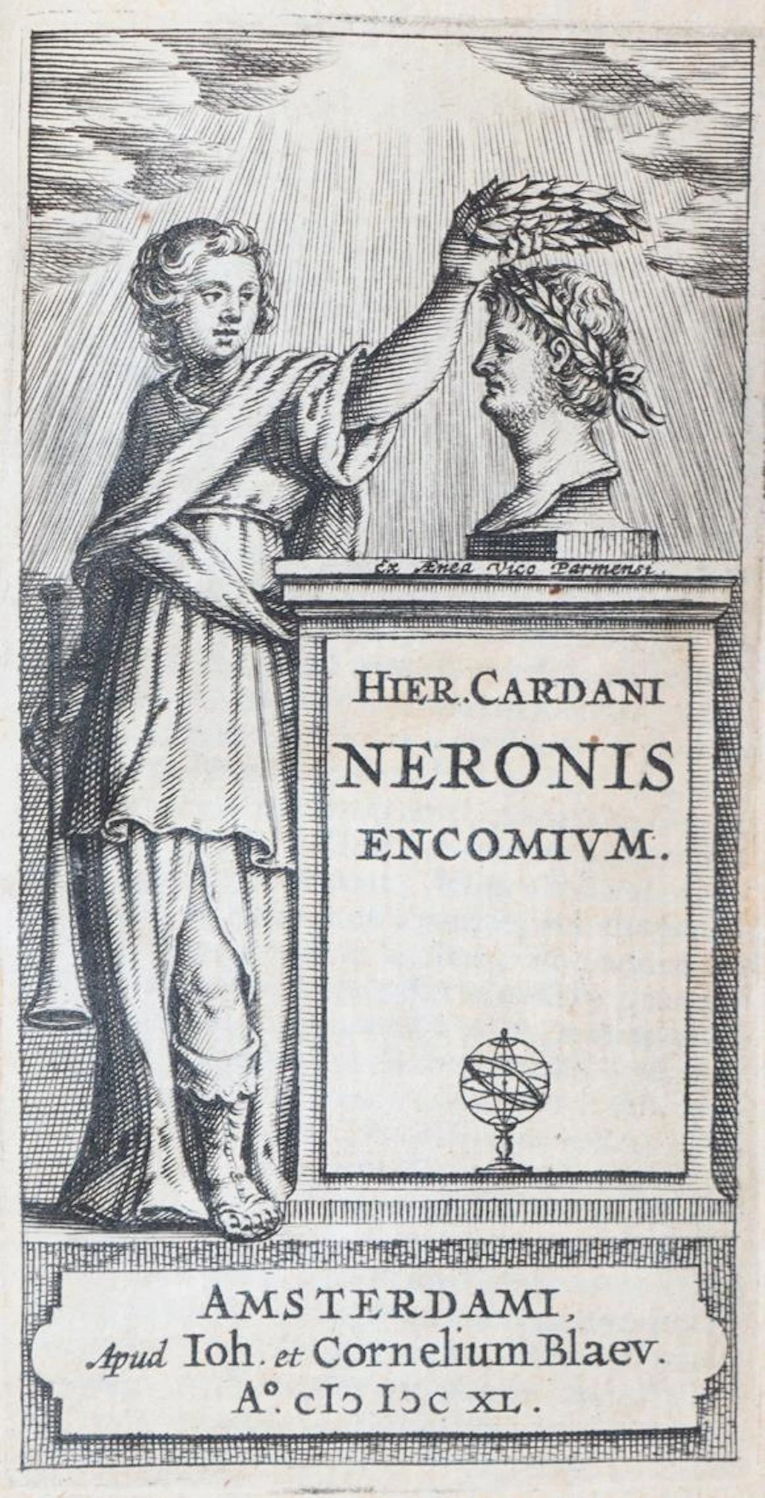 Cardanus,H. Neronis encomium. Amsterdam