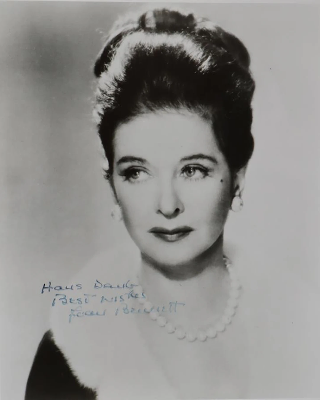 Bennett, Joan, amerikanische Schauspielerin (1910-1990). Portraitphotographie