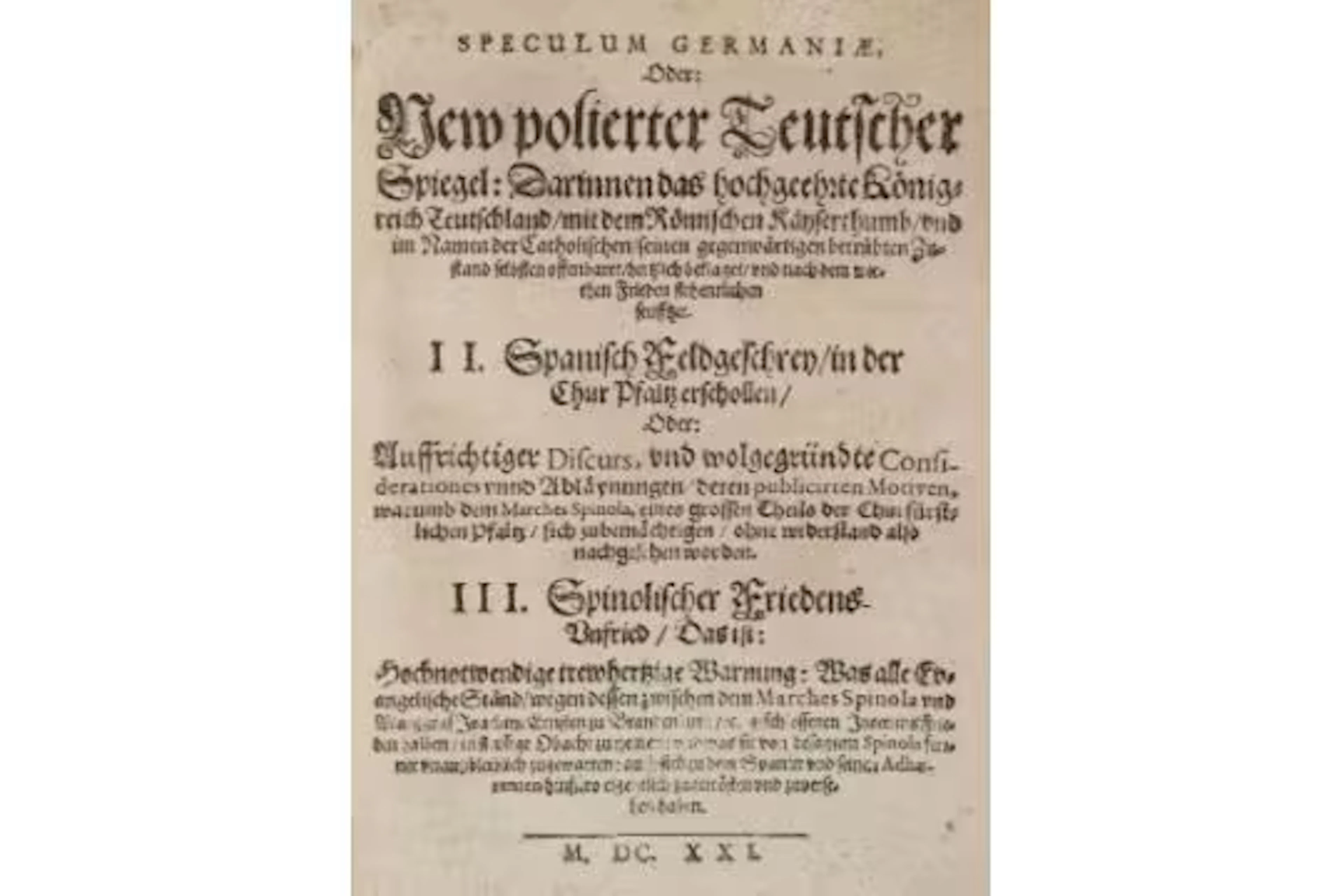 Speculum Germaniae.