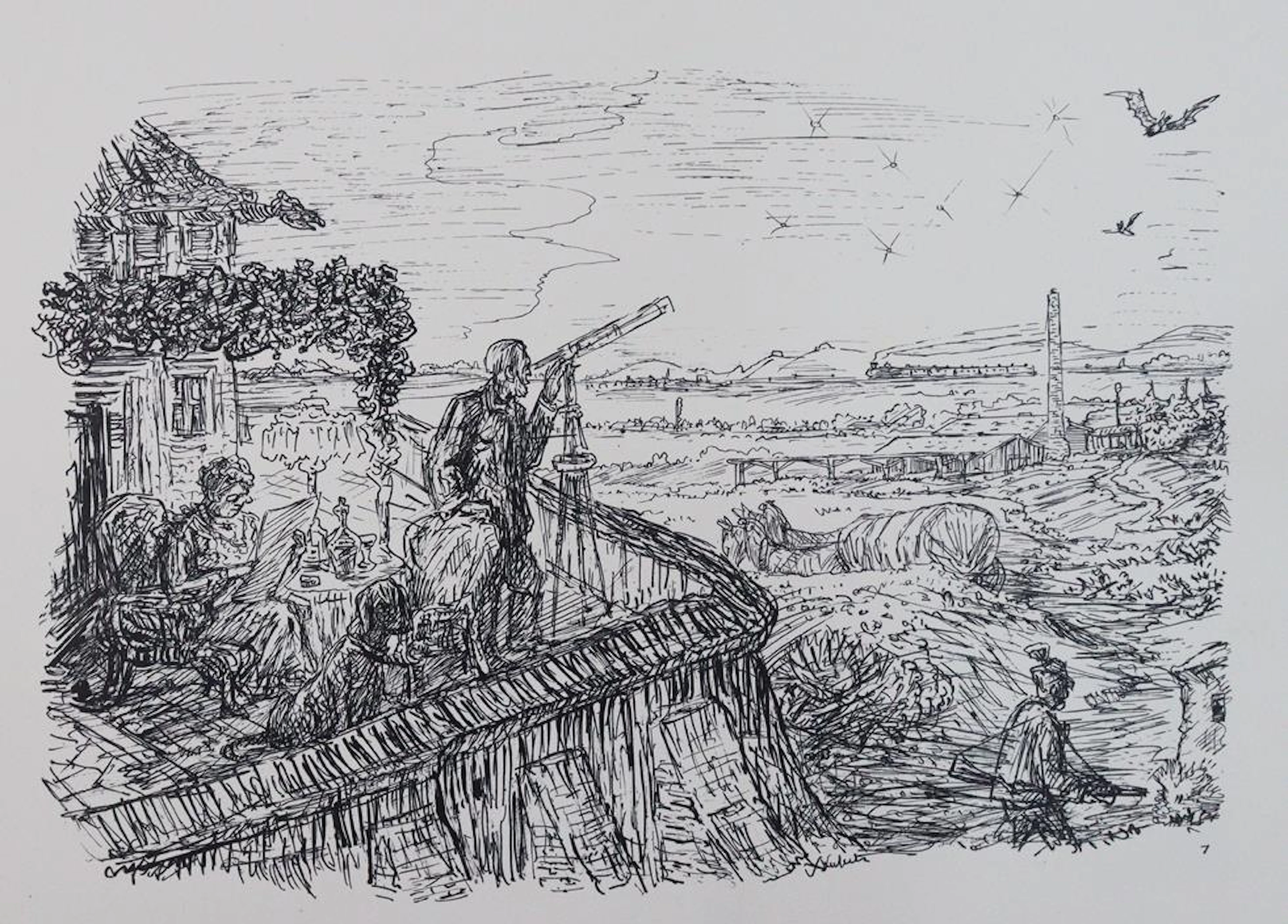 Kubin,A. Rauhnacht. 13 Steinzeichnungen. Bln.