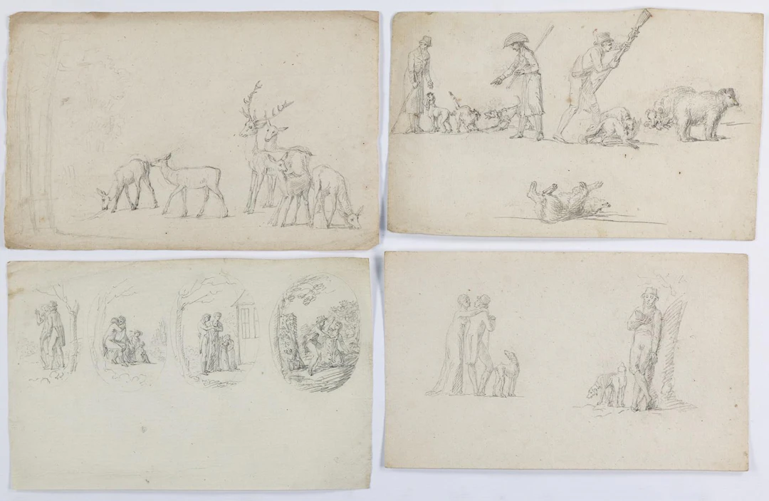 Laurenz, Johann Daniel (1772 Berlin 1835) zugeschr. 22 Blatt eines