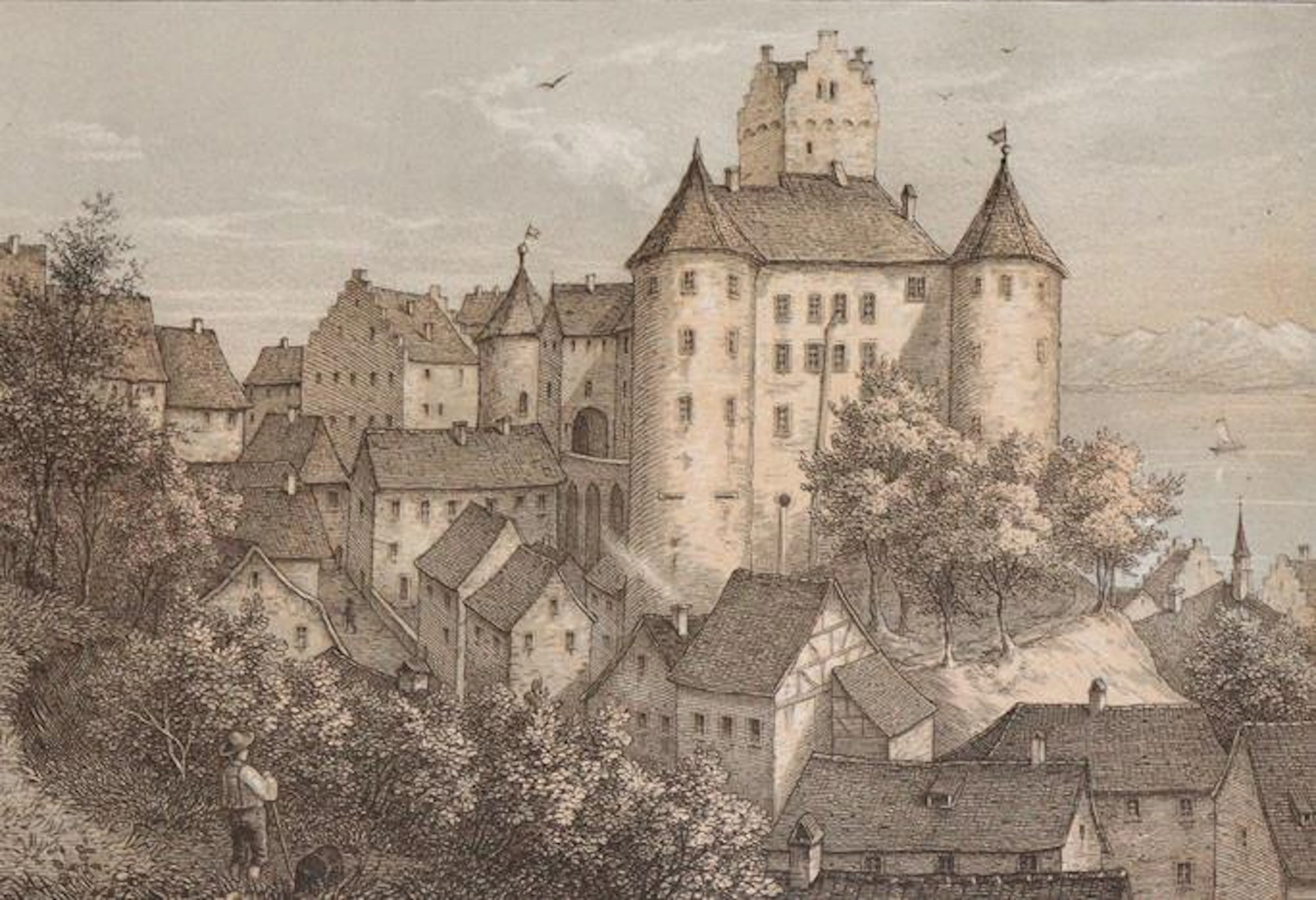 Reich,L. Die Insel Mainau und der Badische Bodensee. Mit Berücksichtigung